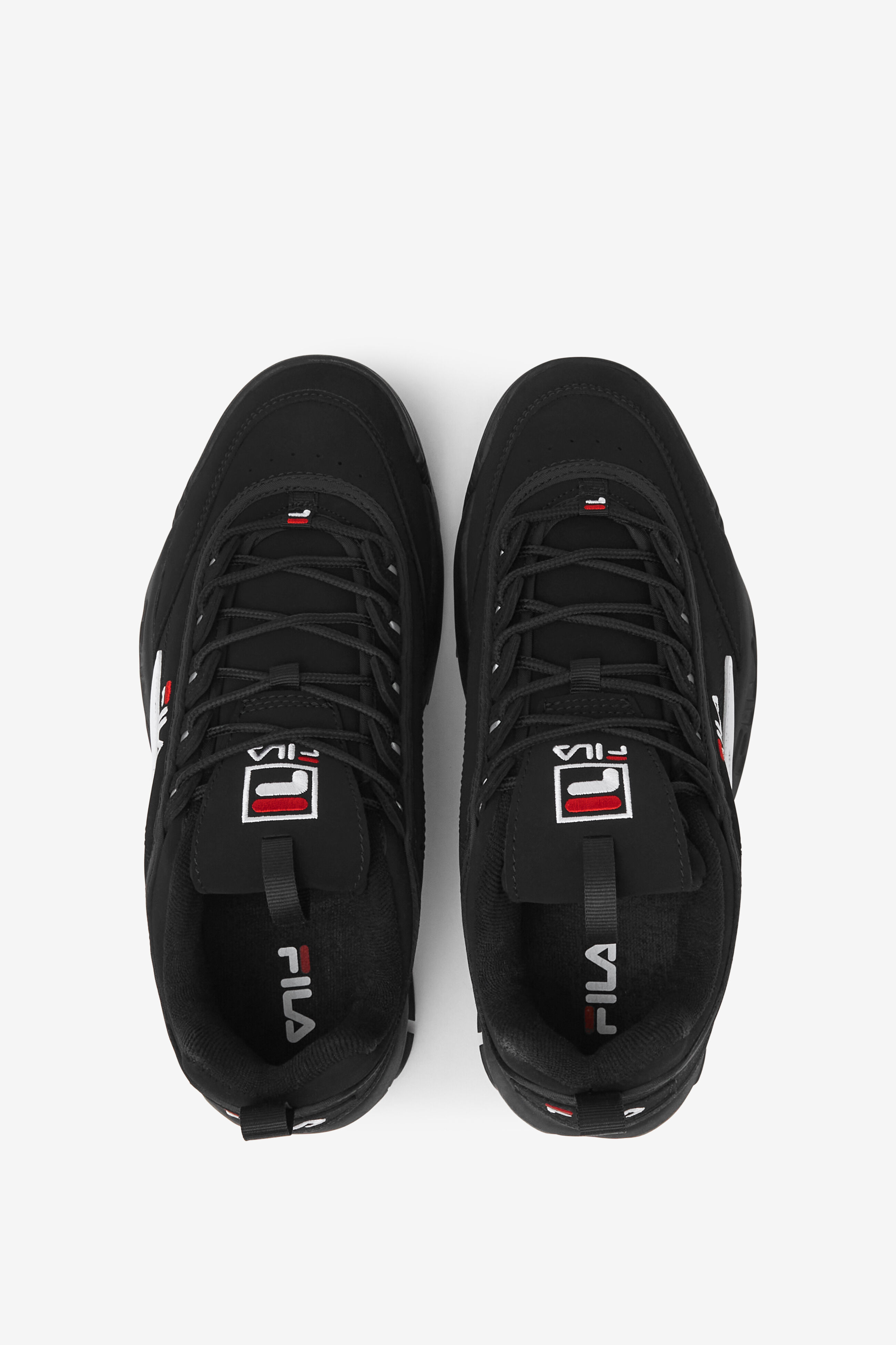 Kids fila disruptor black top