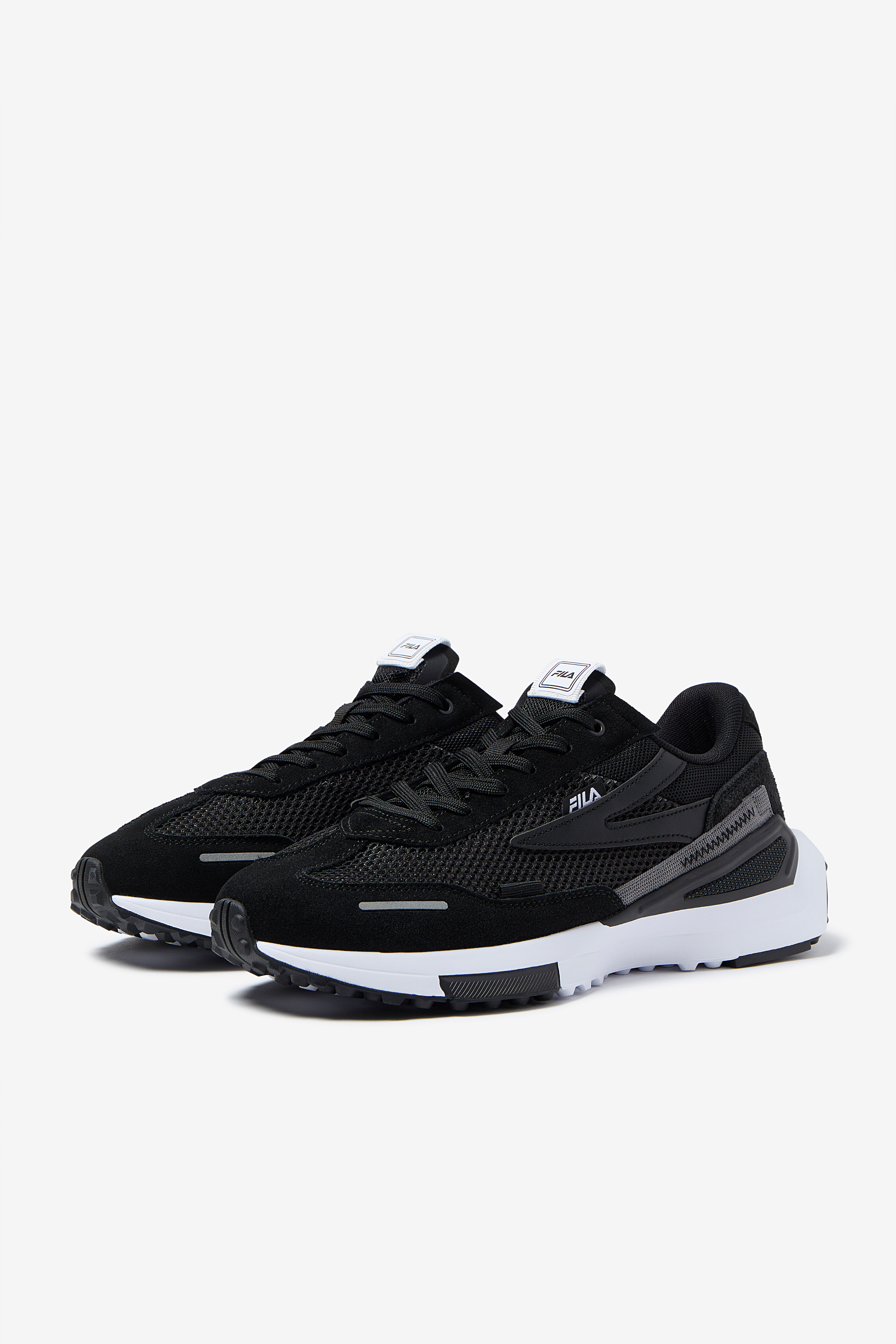 Fila Men s Levonte TXR Shoes 003 Black Castlerock White Size 11