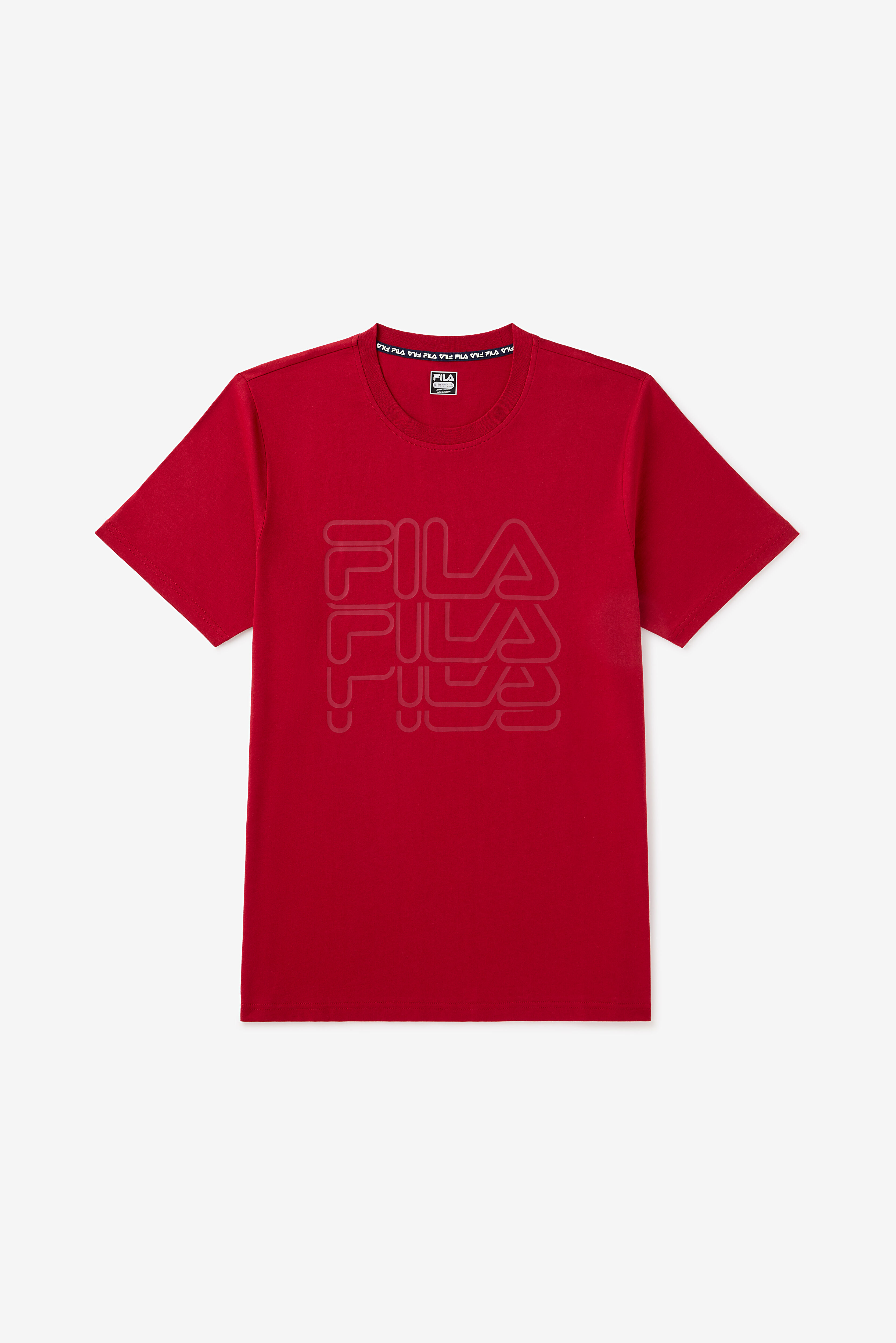 Tee shirt fila homme rayé sales