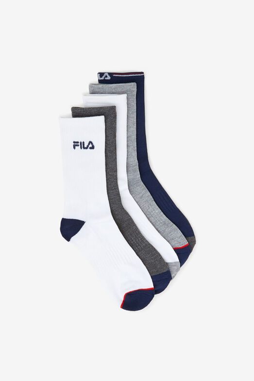 Kids\' Crew Sock Accessories Hats - Socks, & Fila | 6-pack