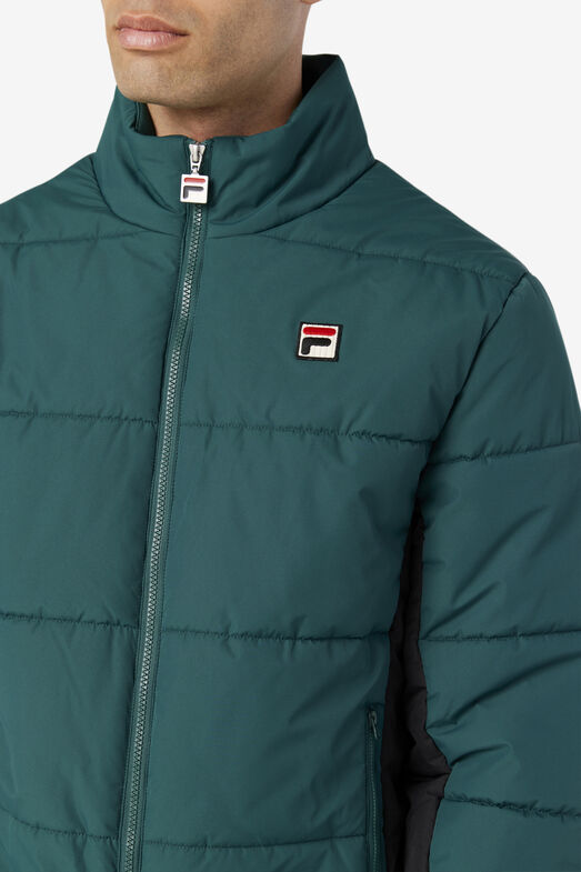 har Ti år Uartig Watson Men's Green Puffer Jacket | Fila