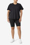 UPLIFT TEXTURE S/S TOP/BLACK/1XLarge