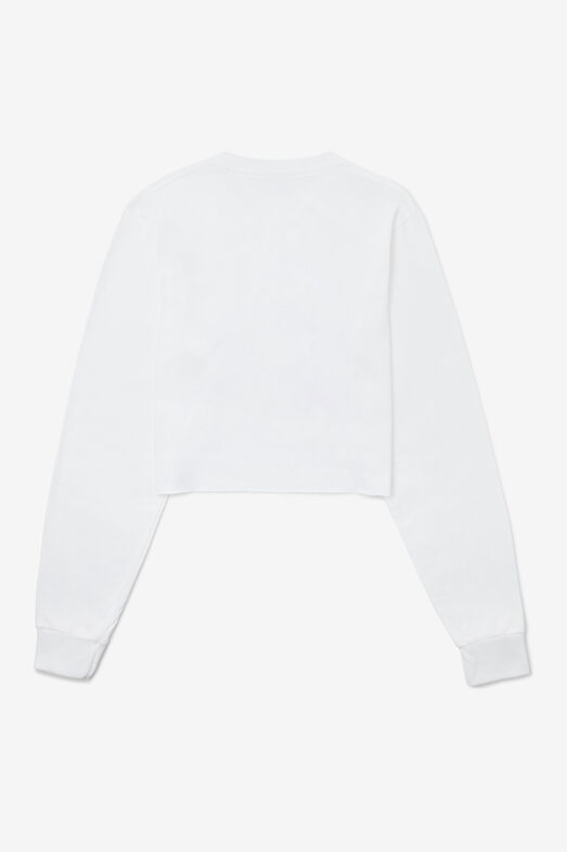 Nyc Loves Long Sleeve Crop Tee Shirt | Fila