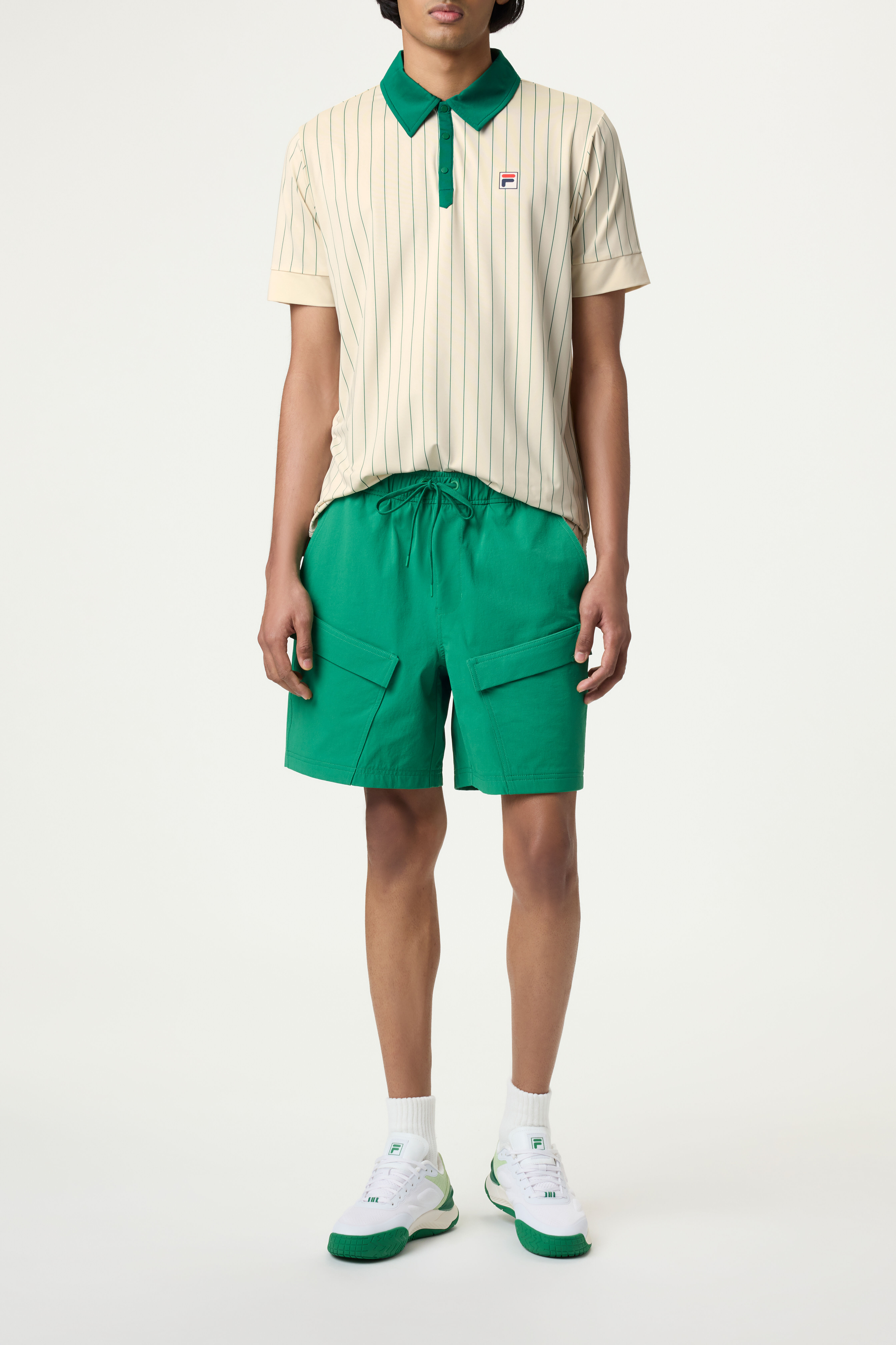 Performance Striped Polo Fila