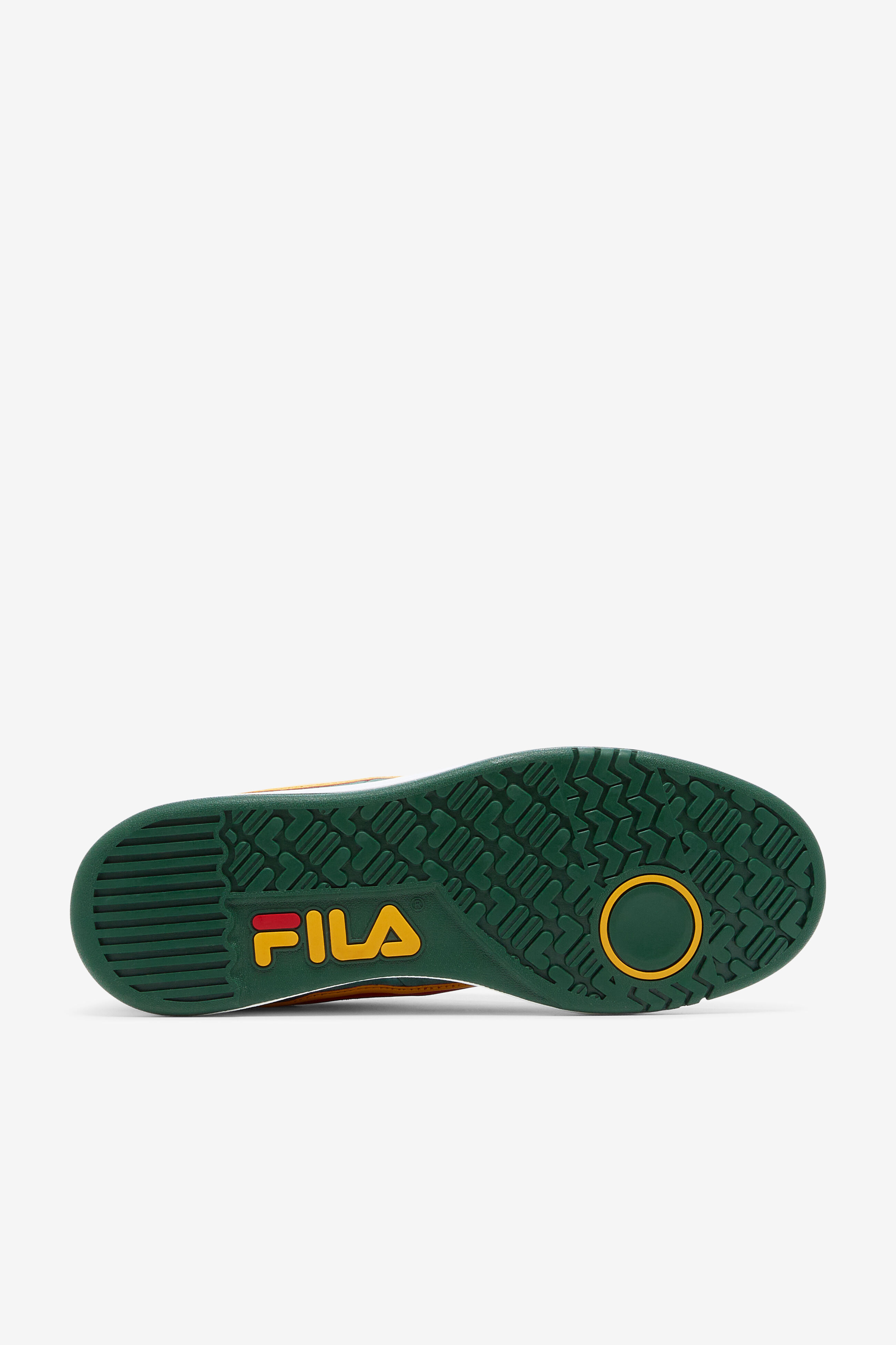 Red and green fila 2025 shoes