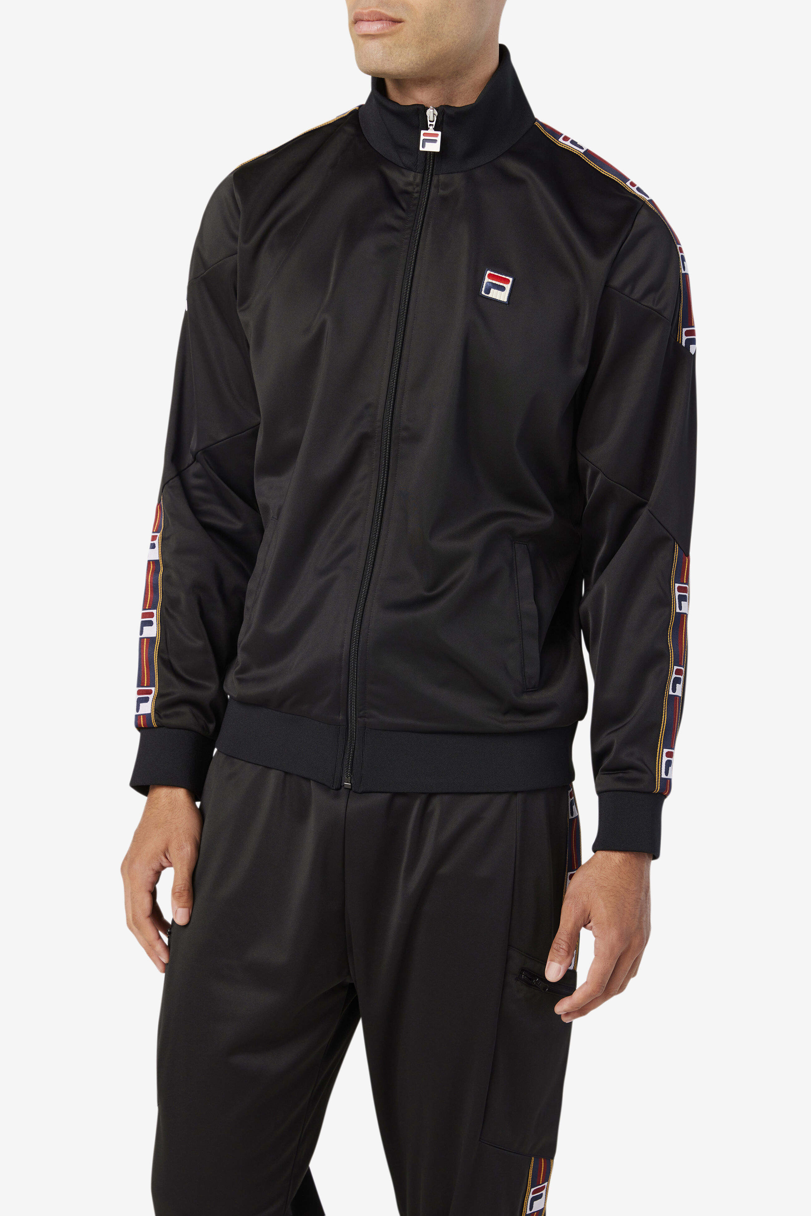 Fila tape track jacket sales