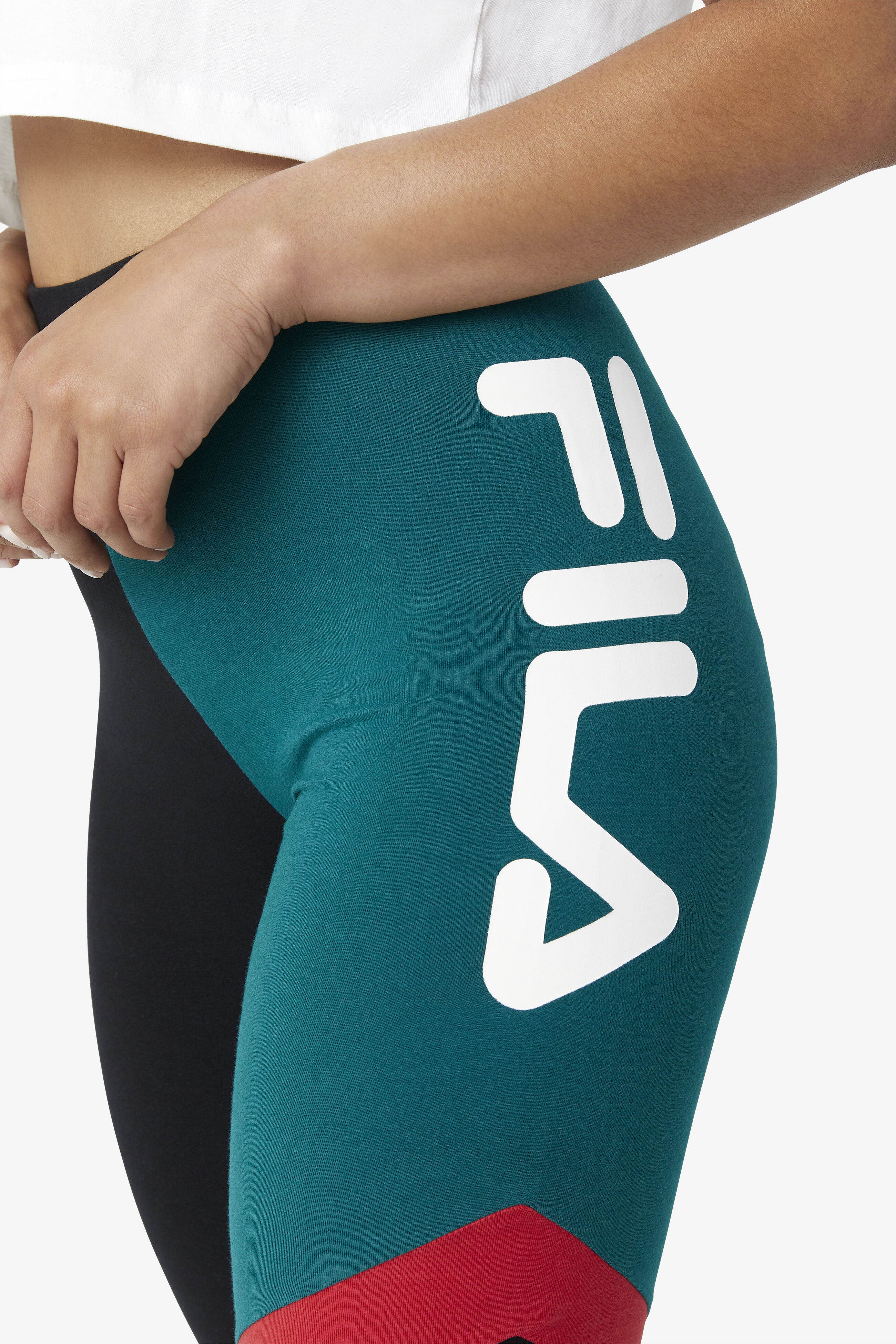 Sia Color Block High Rise Leggings Fila