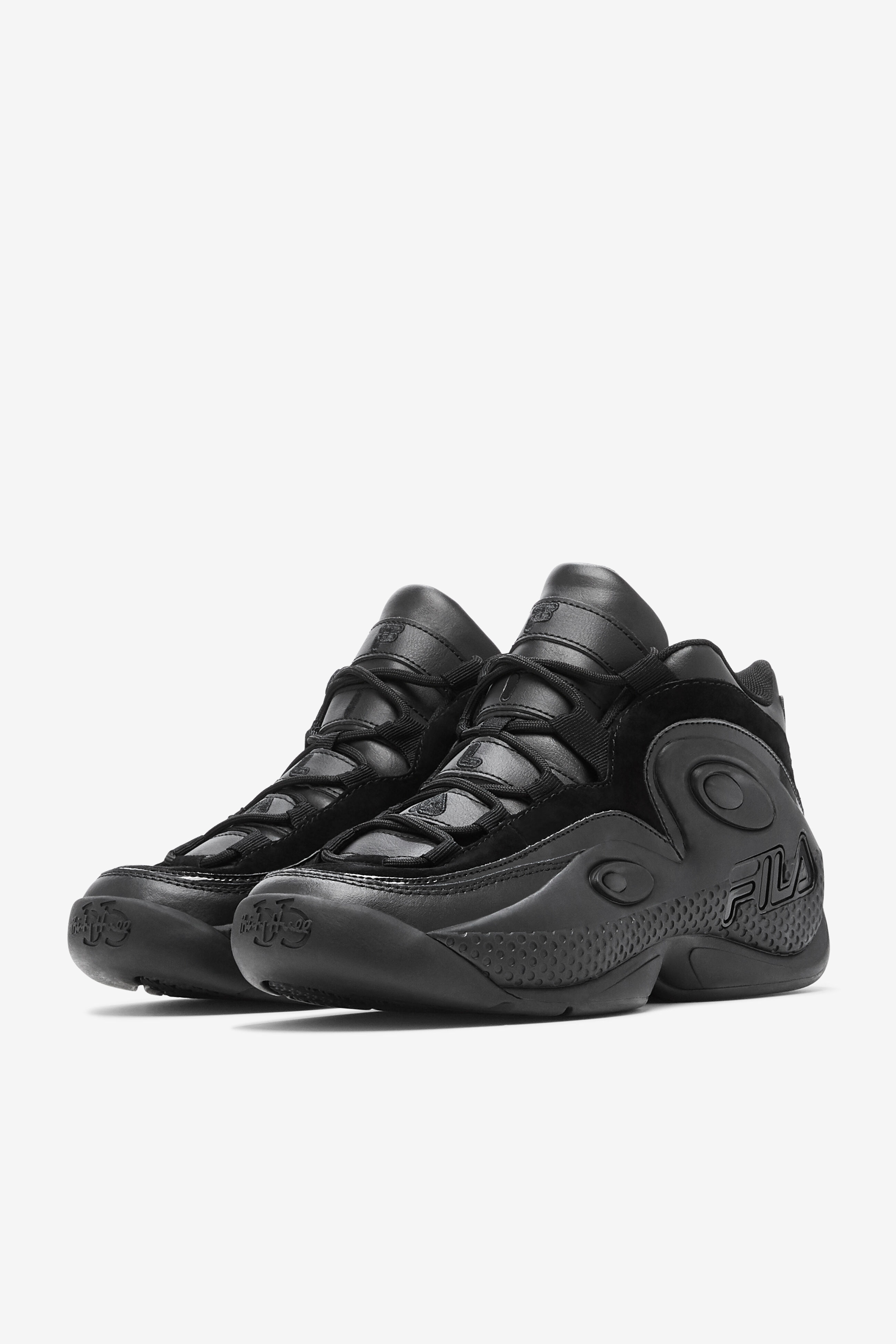 All black grant hill shoes top