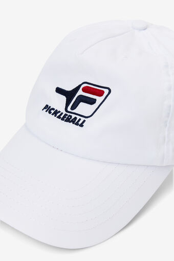 PICKLEBALL HAT/WHT/CRED/1 Size