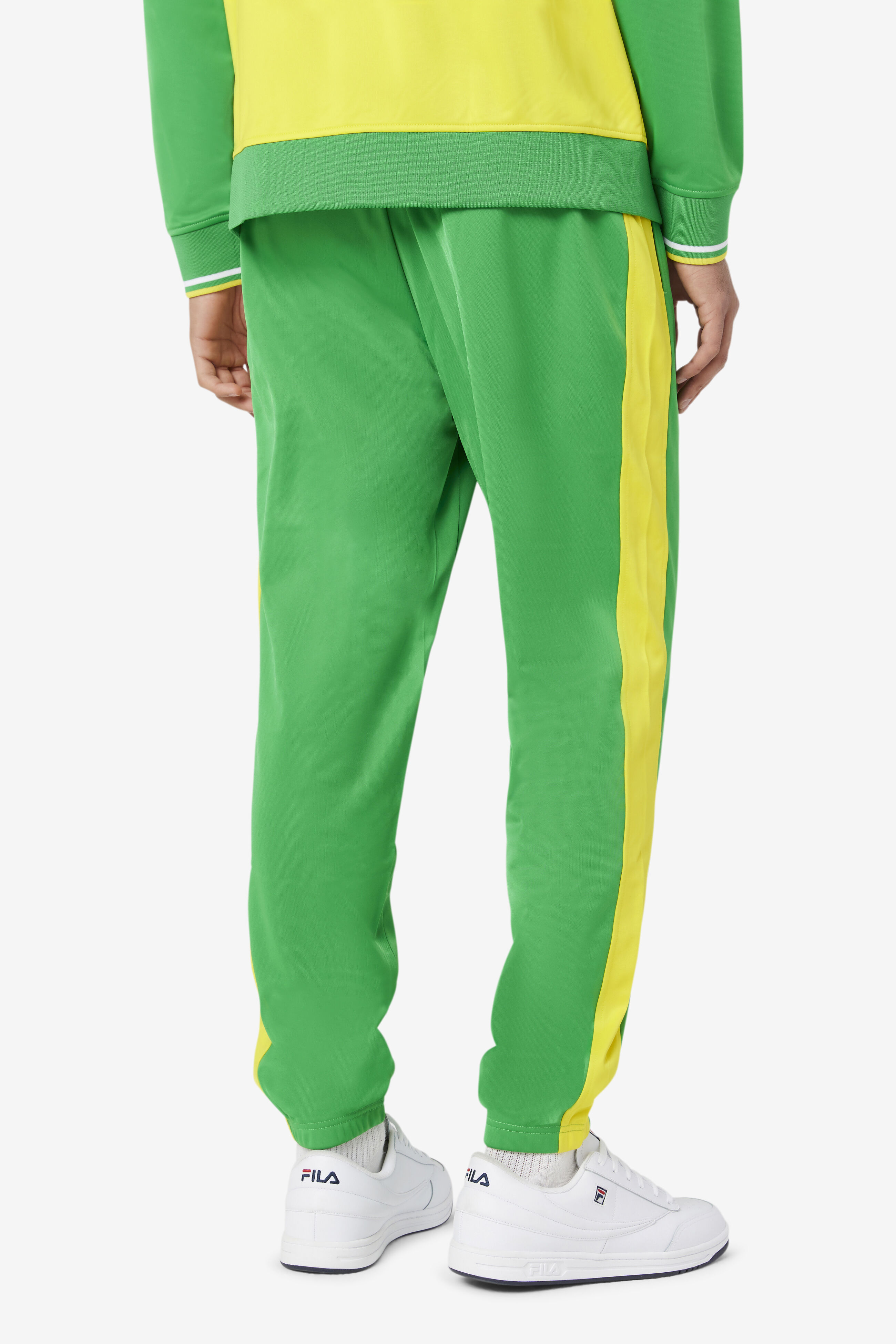 Yellow online fila pants