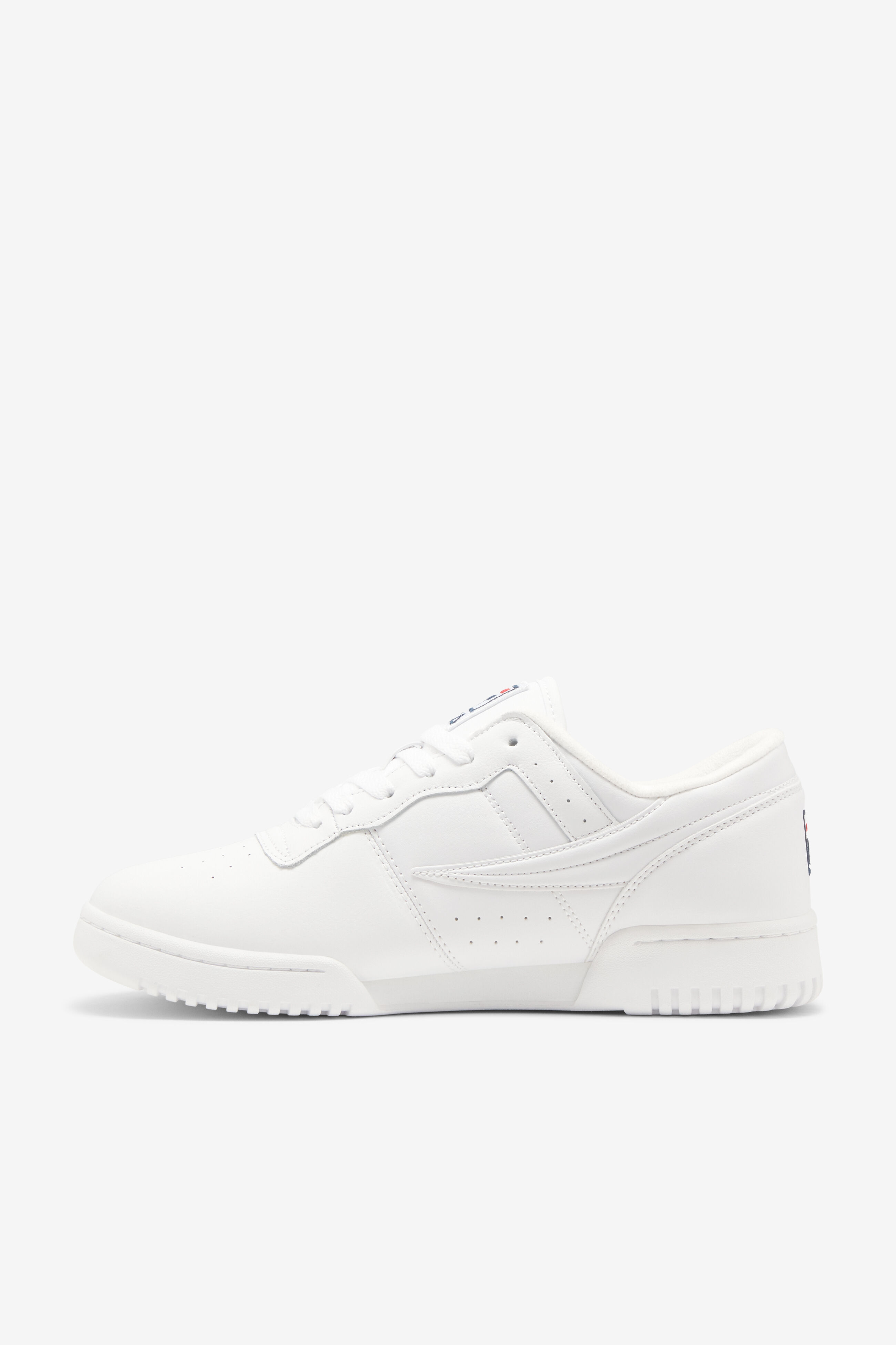 Fila plain white sneakers online