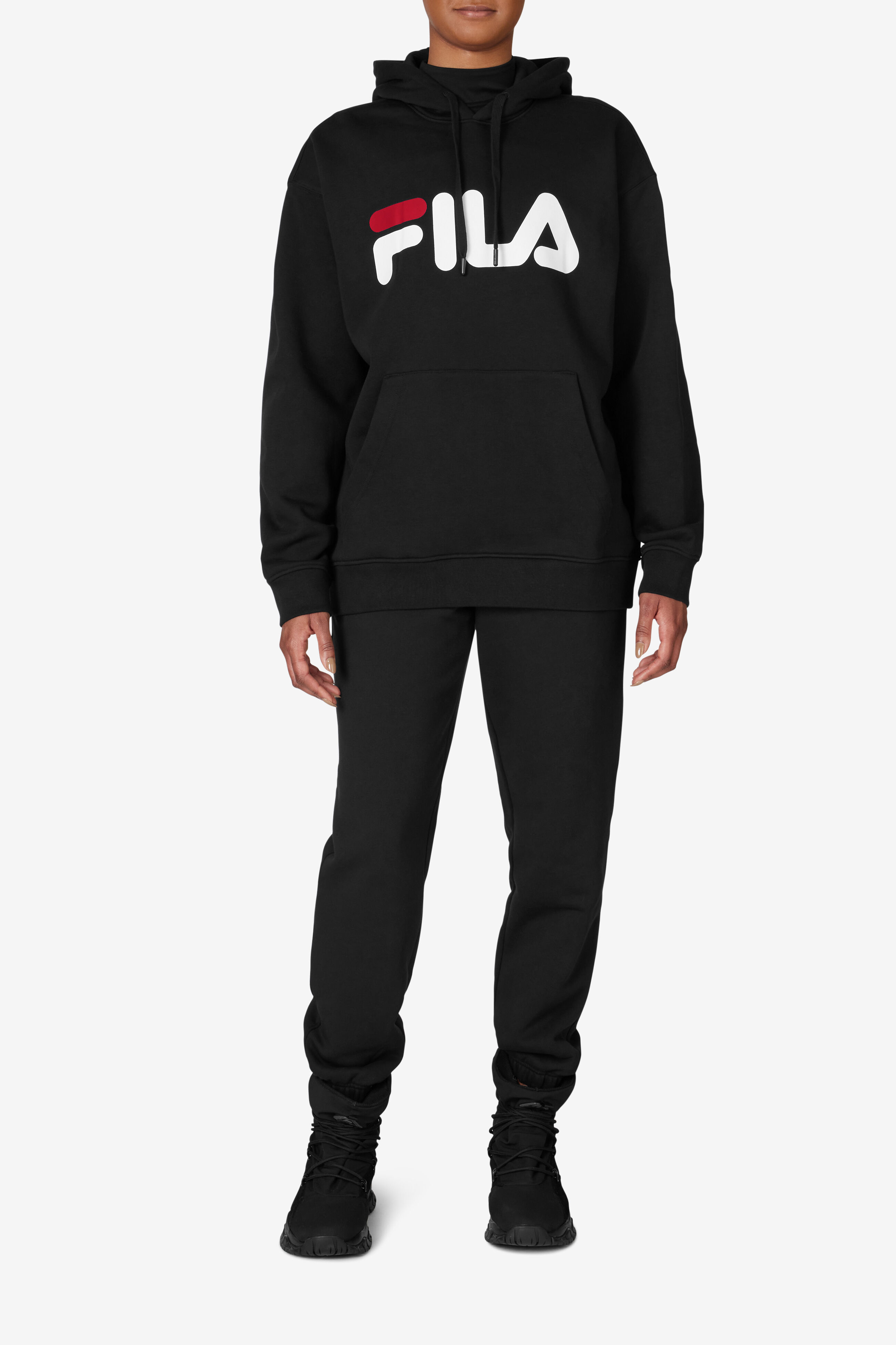 Classic Relaxed Logo Hoodie Fila