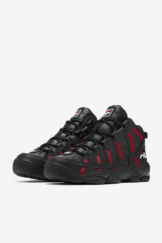 Black & Red Stackhouse Spaghetti Men's Basketball Shoes | Fila