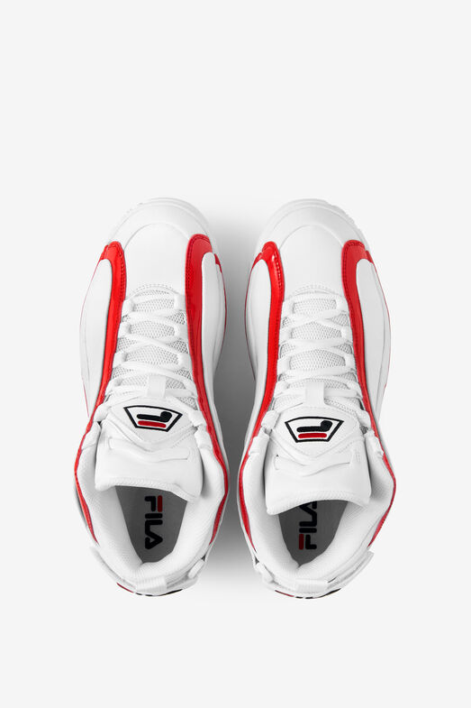 Grant Hill 2 Shoes White + Red Colorway