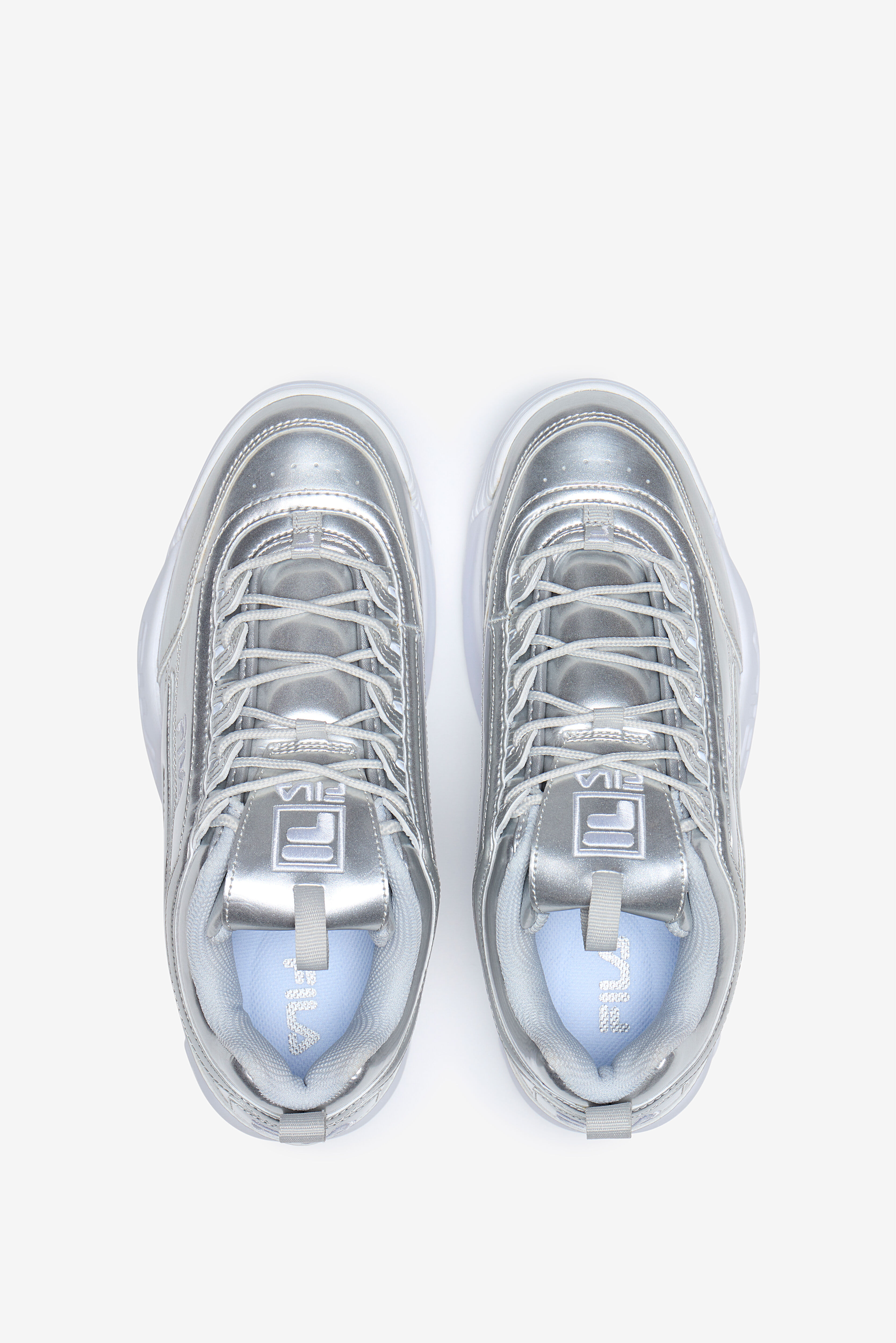 Fila disruptor premium metallic store