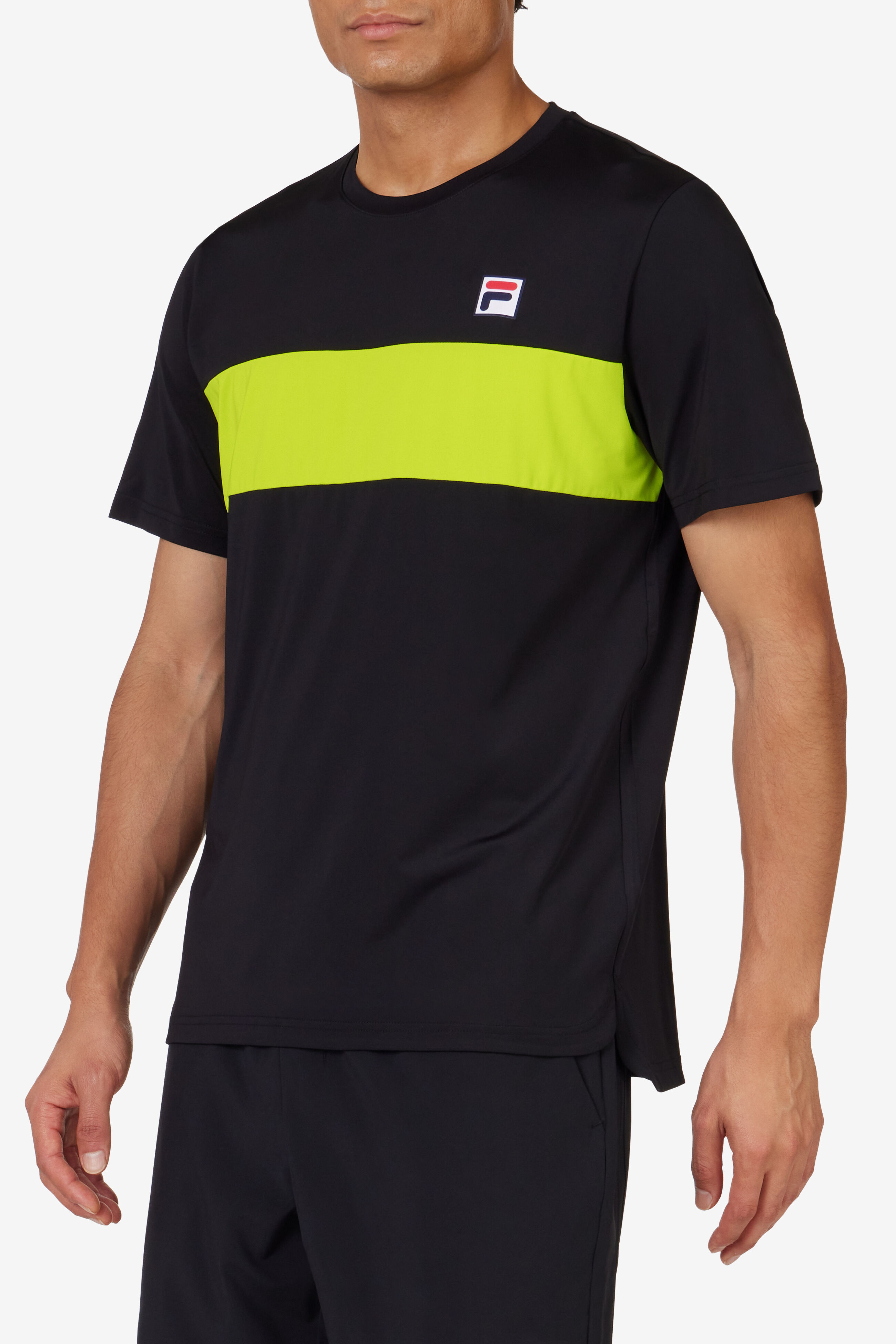Men s Short Sleeve Crew Neck Fila
