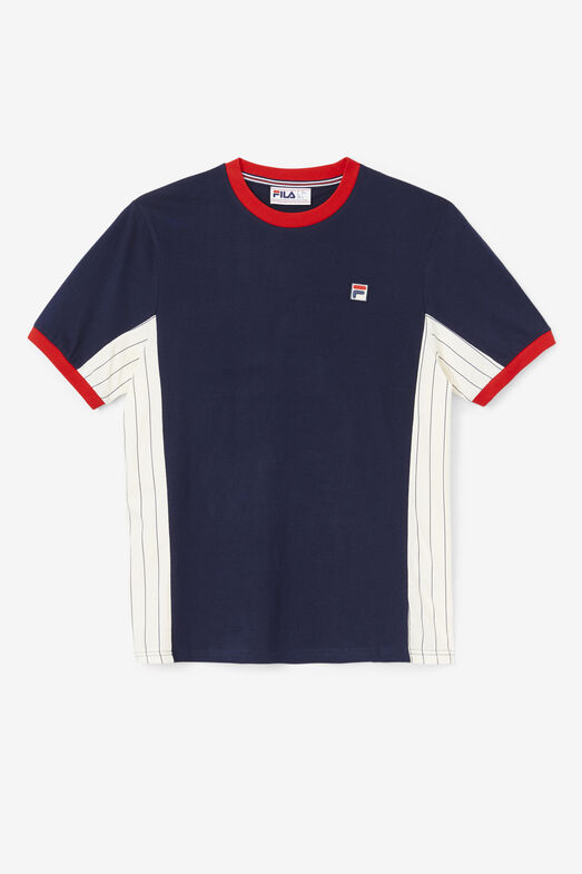 WARNER T-SHIRT/PEAC/WHT/CRED/Large