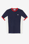 WARNER T-SHIRT/PEAC/WHT/CRED/Large