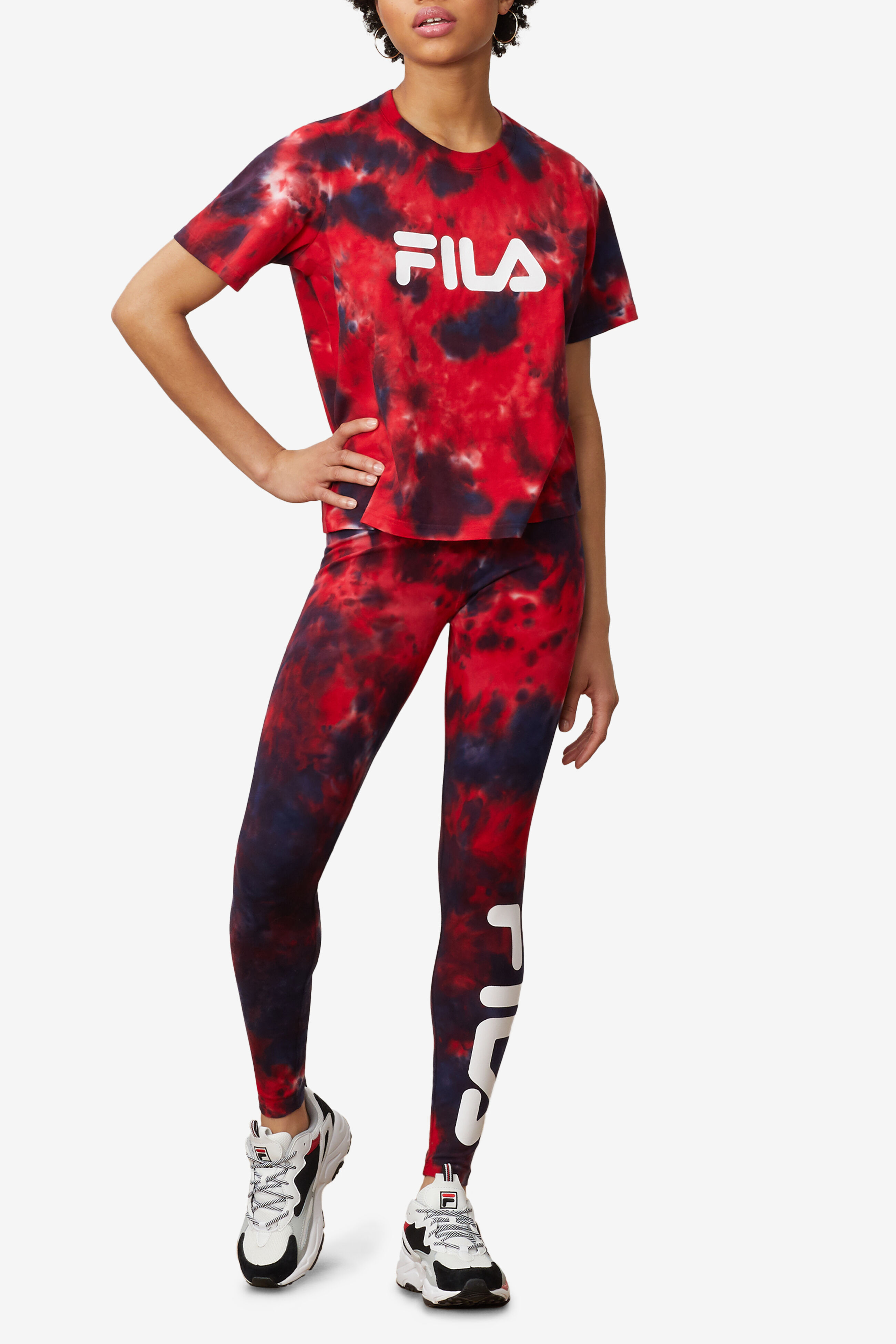 Fila hannah tie dye sales tee