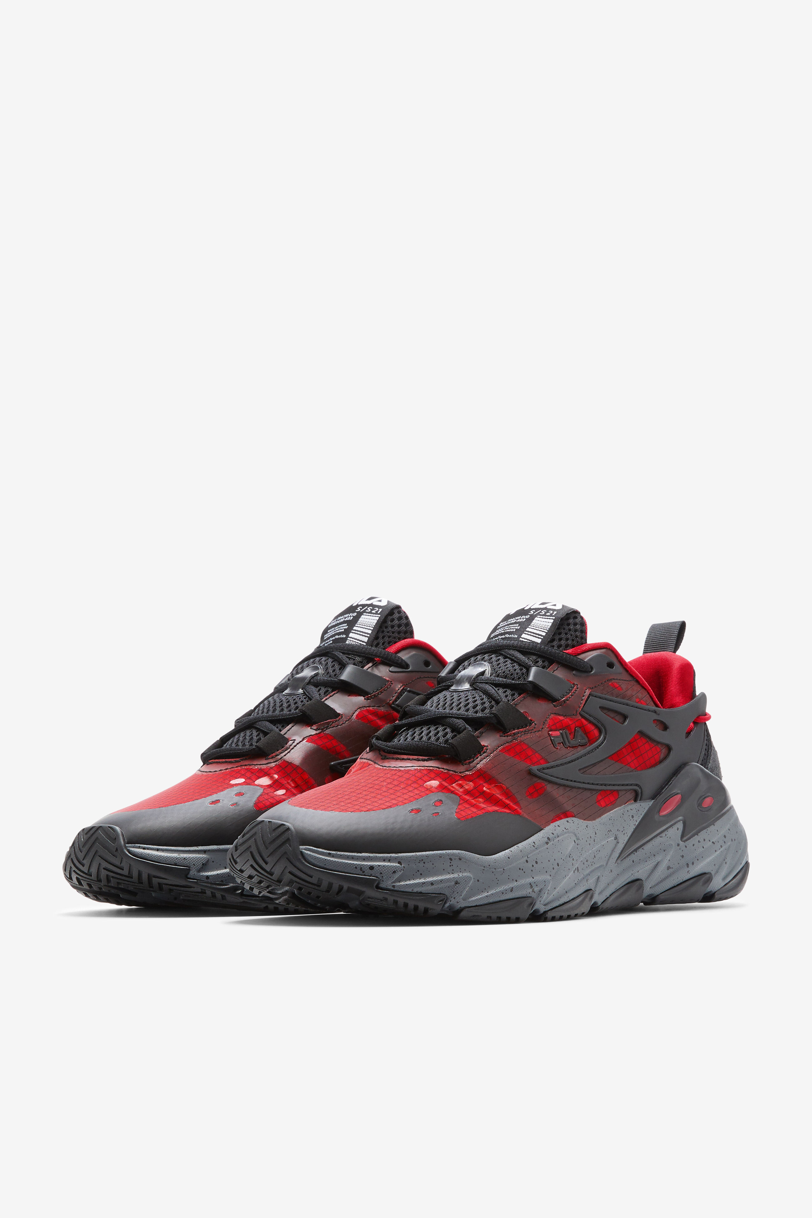 Fila ray tracer sales black white red