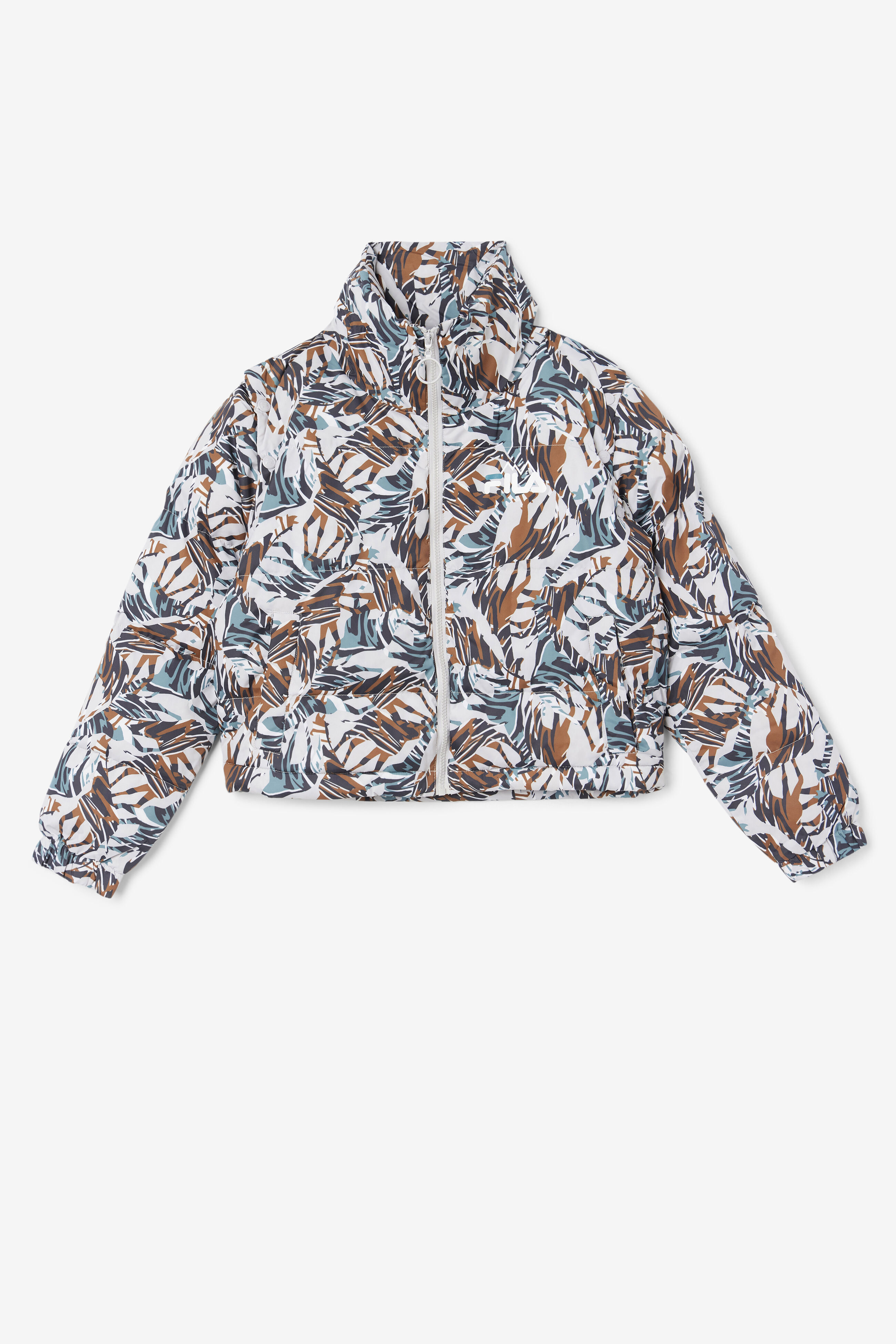 Cropped outlet fila jacket