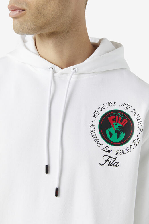 HUNT HOODIE/WHITE/Extra Small