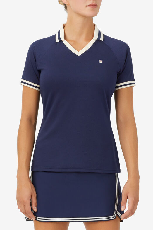 doel leugenaar ethiek Short Sleeve Women's Tennis Polo Shirt | Fila