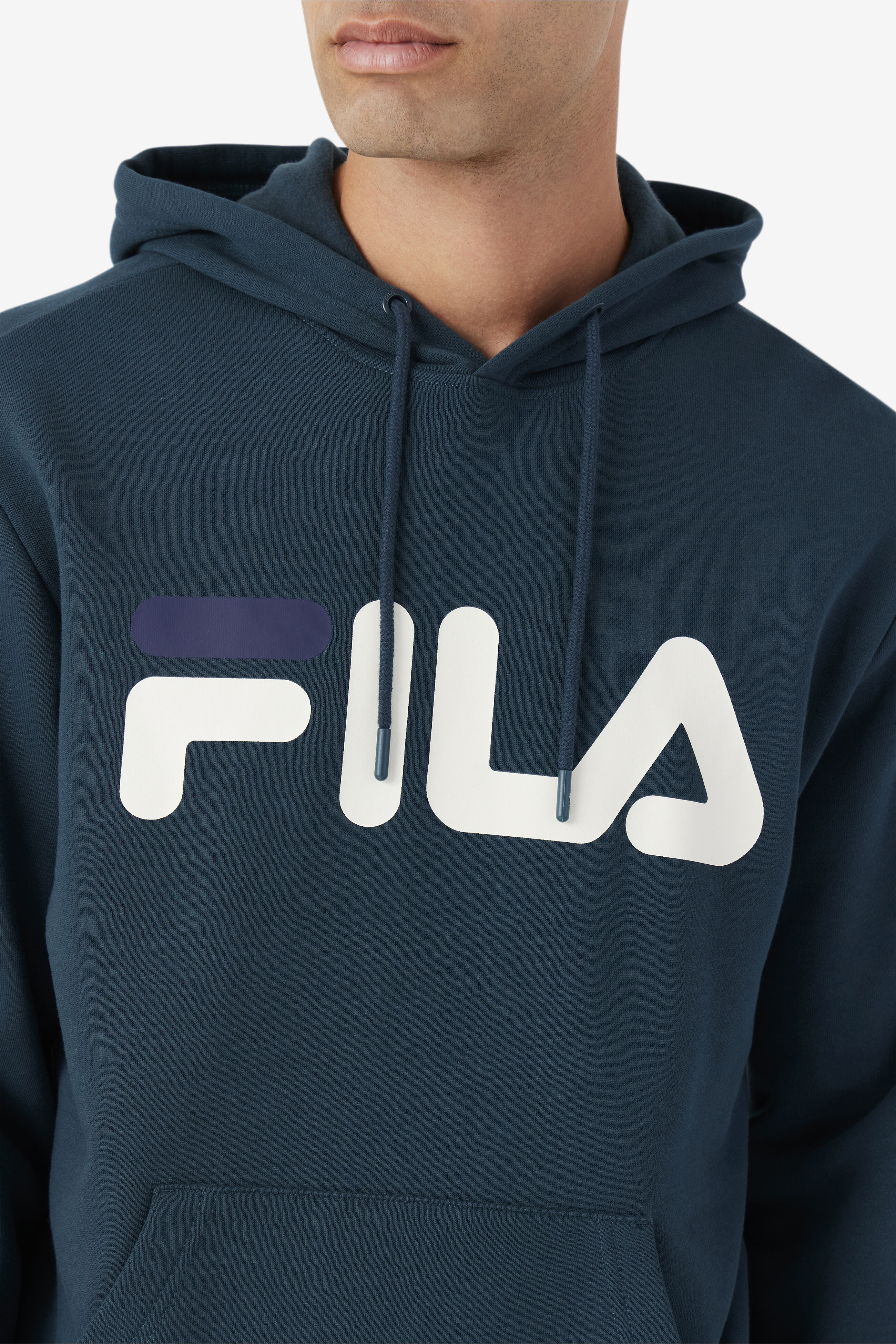 Dark blue fila hoodie 2025