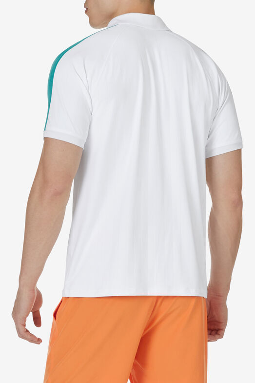 FILA X DVRX SS PIN STRIPE POLO