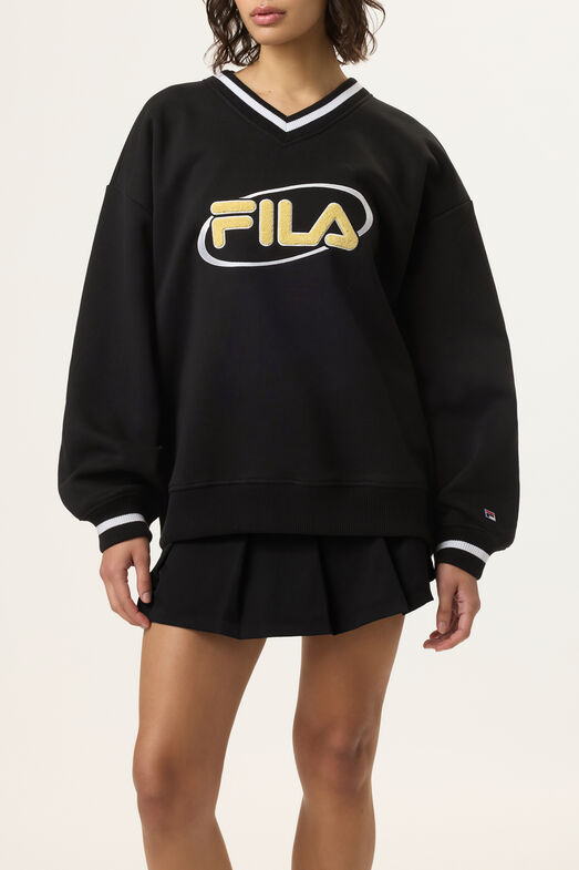HAILEY BIEBER V-NECK PULLOVER