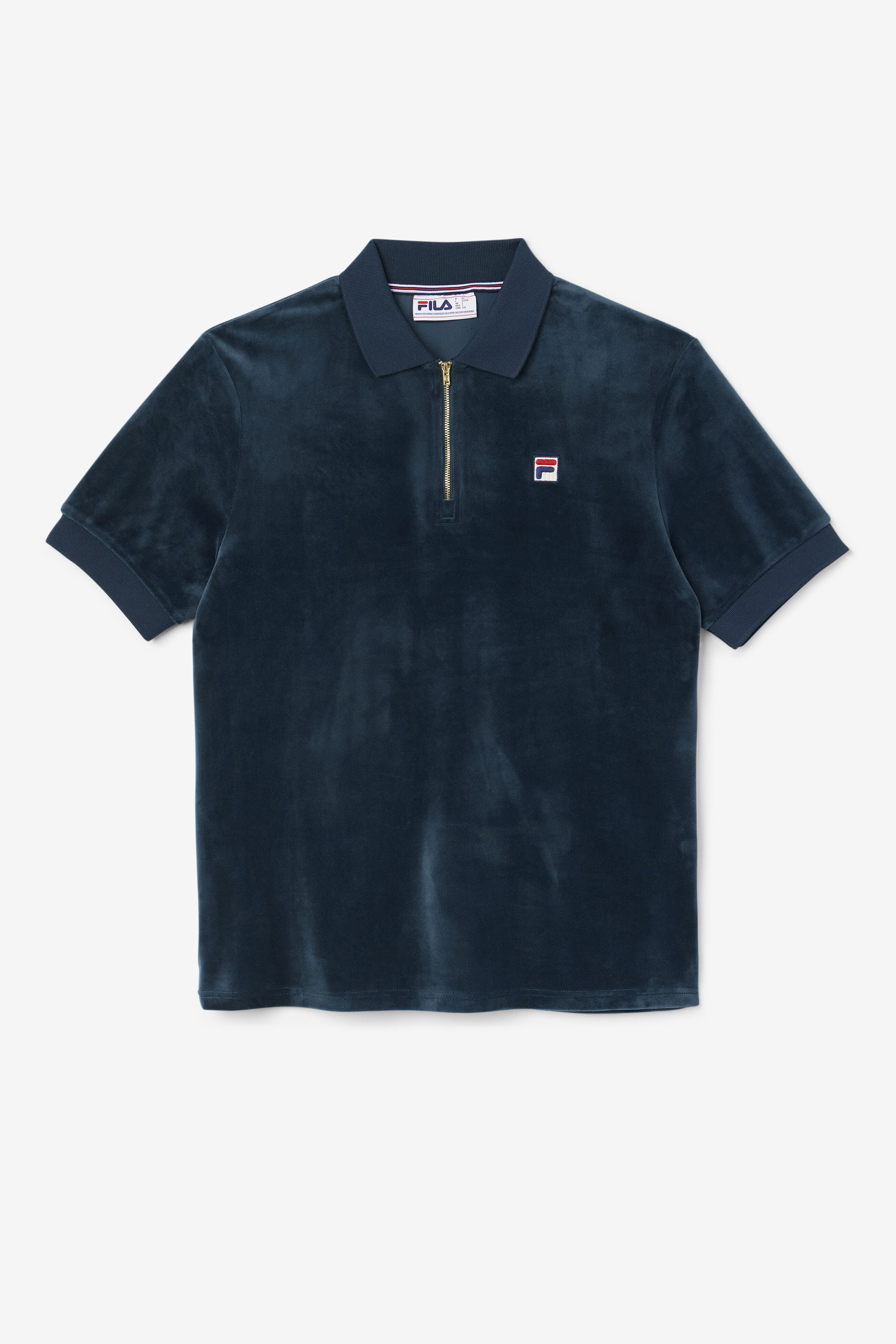Fila velour t shirt discount