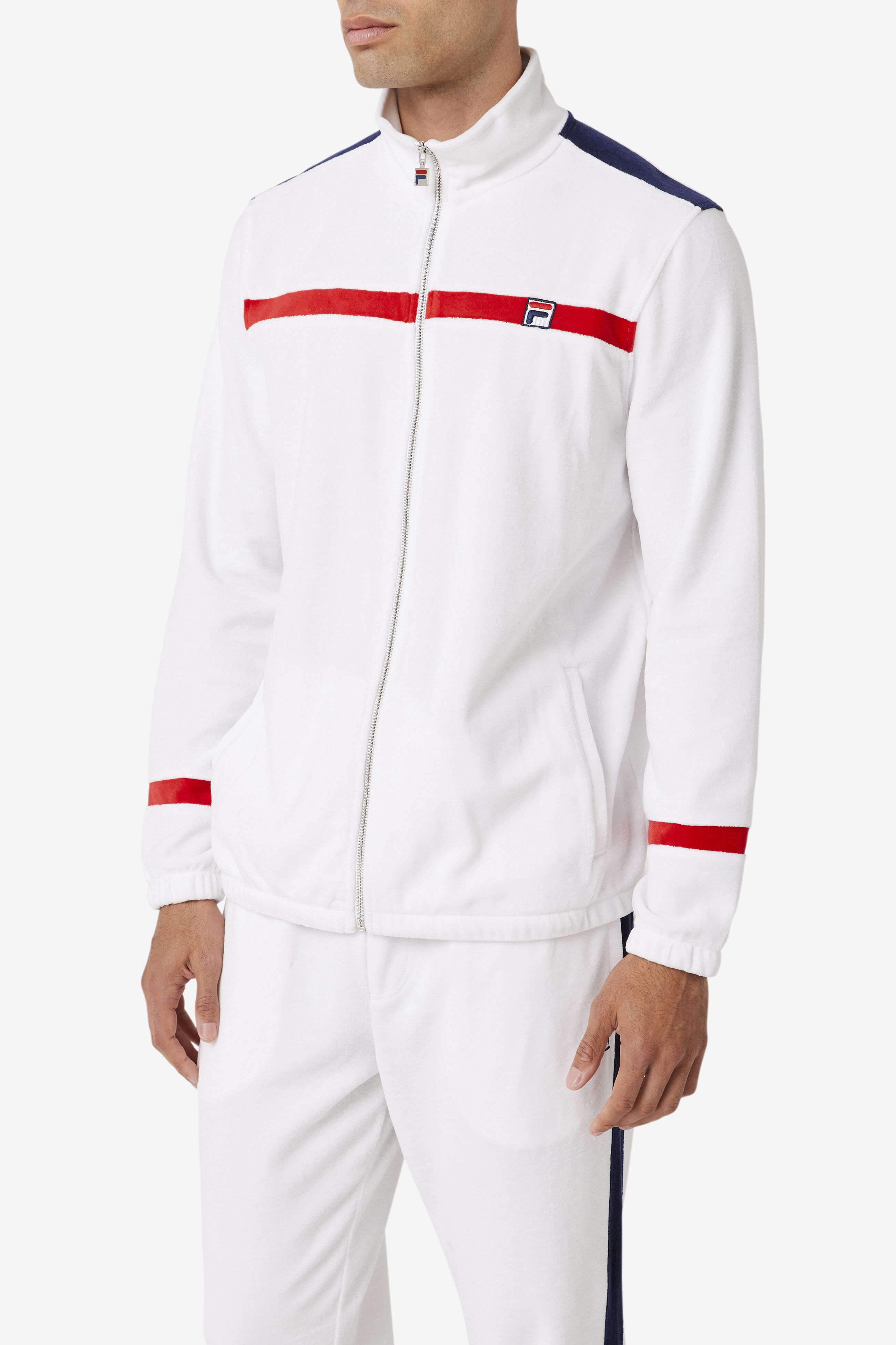 White hotsell fila tracksuit
