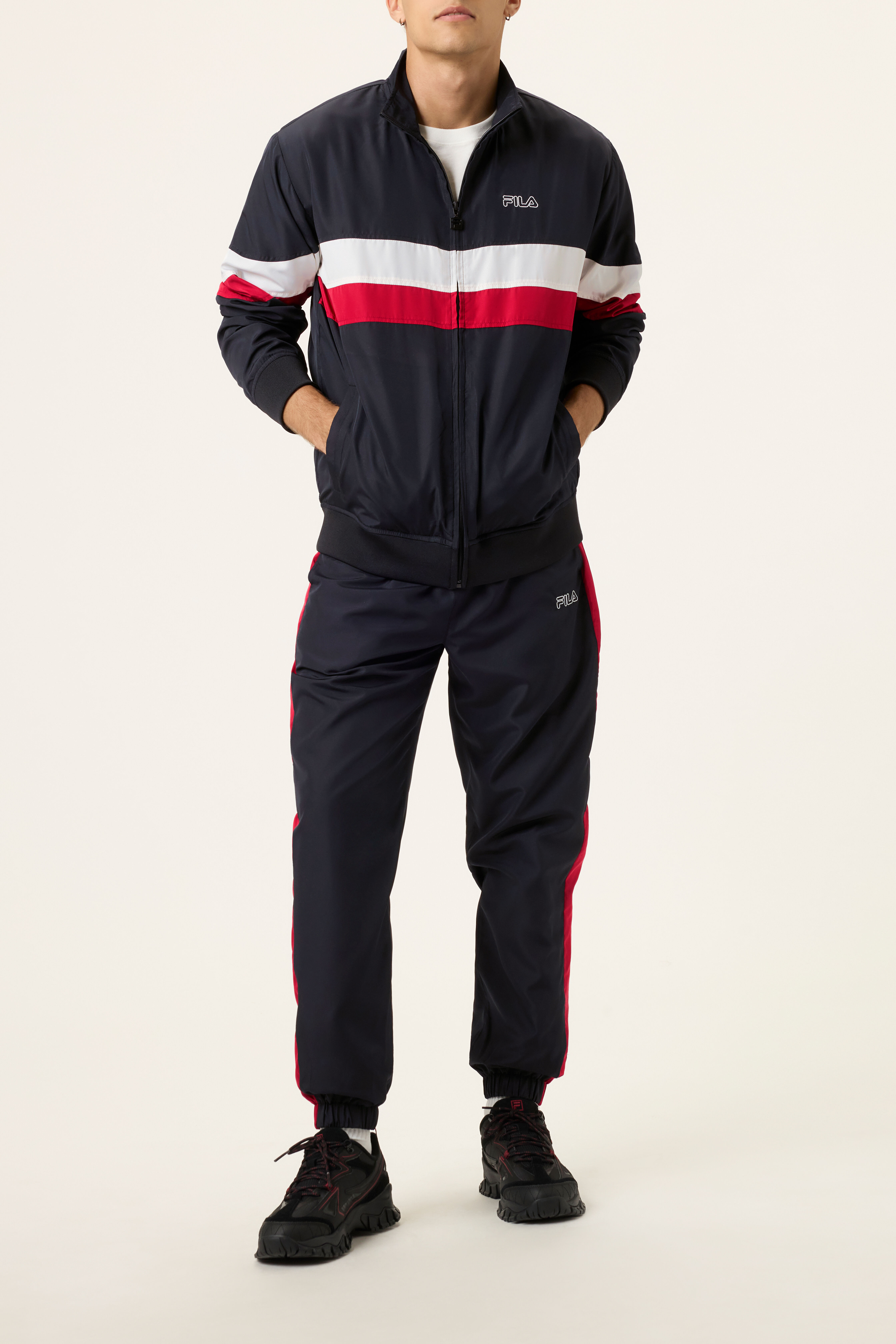 Fila houston woven track top discount