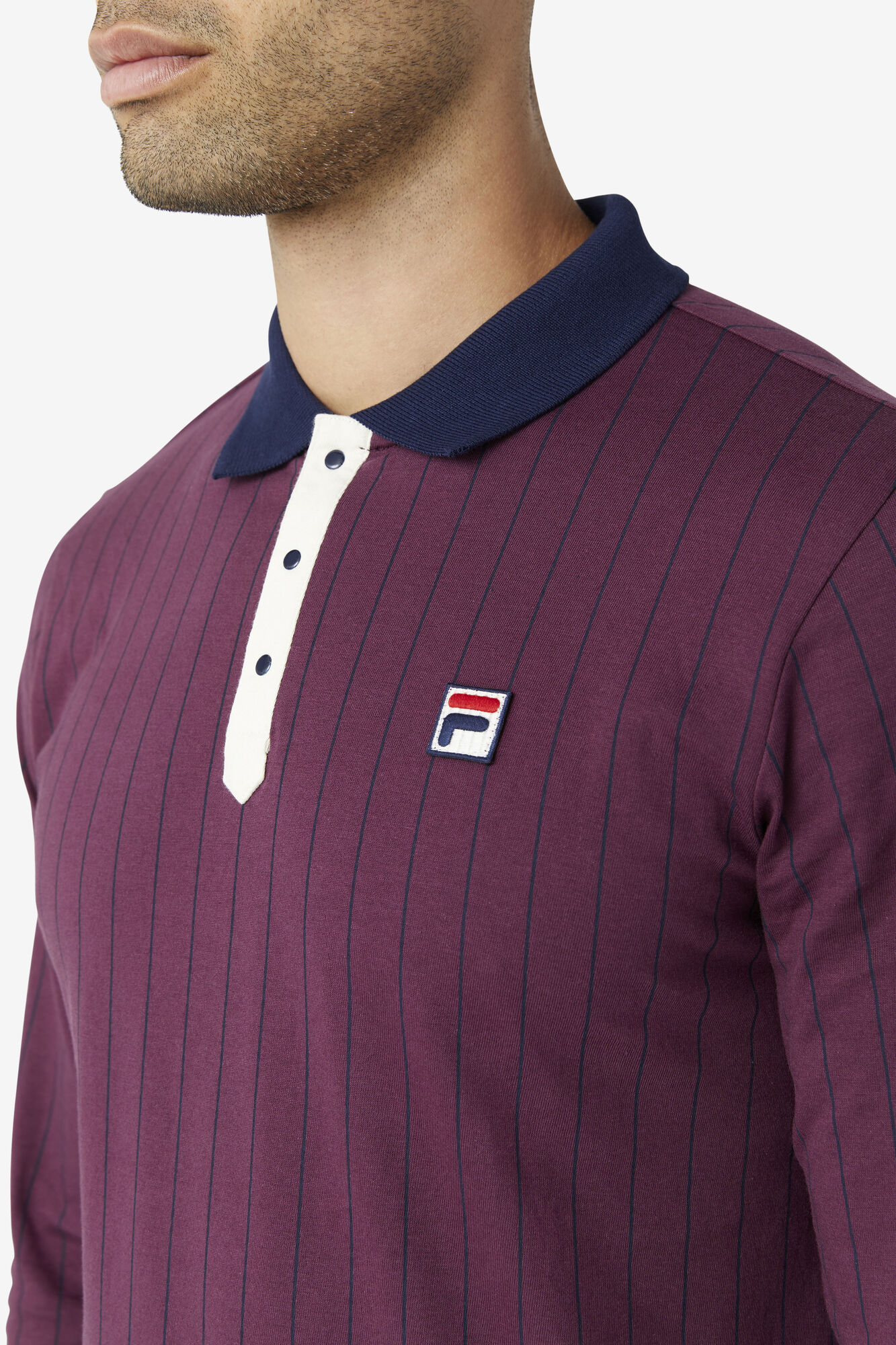 etikette græs synder Bb2 Long Sleeve Men's Polo Shirt | Fila