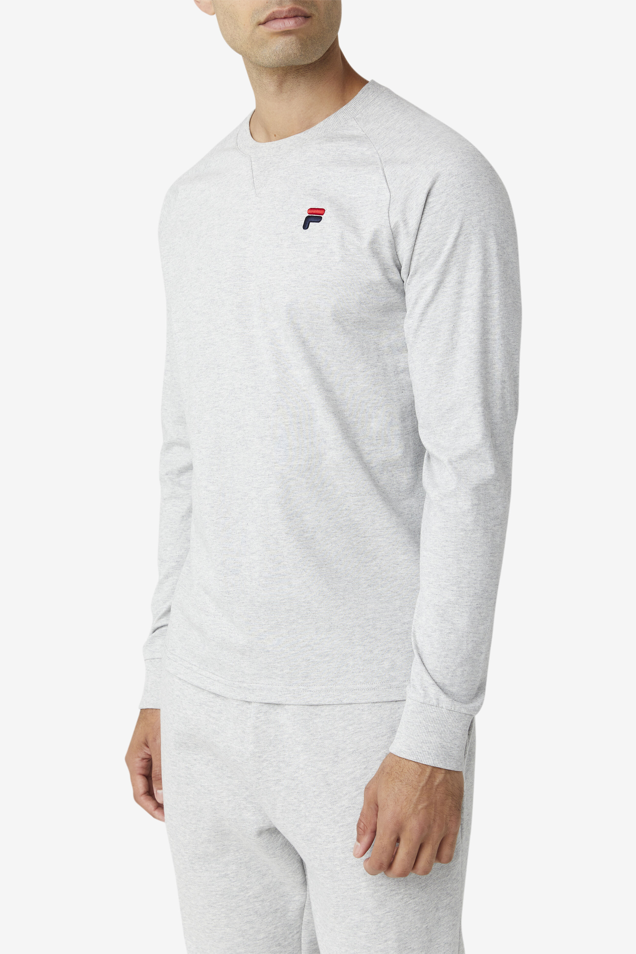 White fila shirt long sleeve on sale