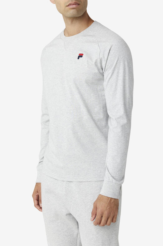FLYNN LONG SLEEVE TEE/LTGREY/XXL