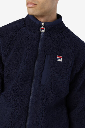 YURI RAGLAN SHERPA/PEACOAT/Large