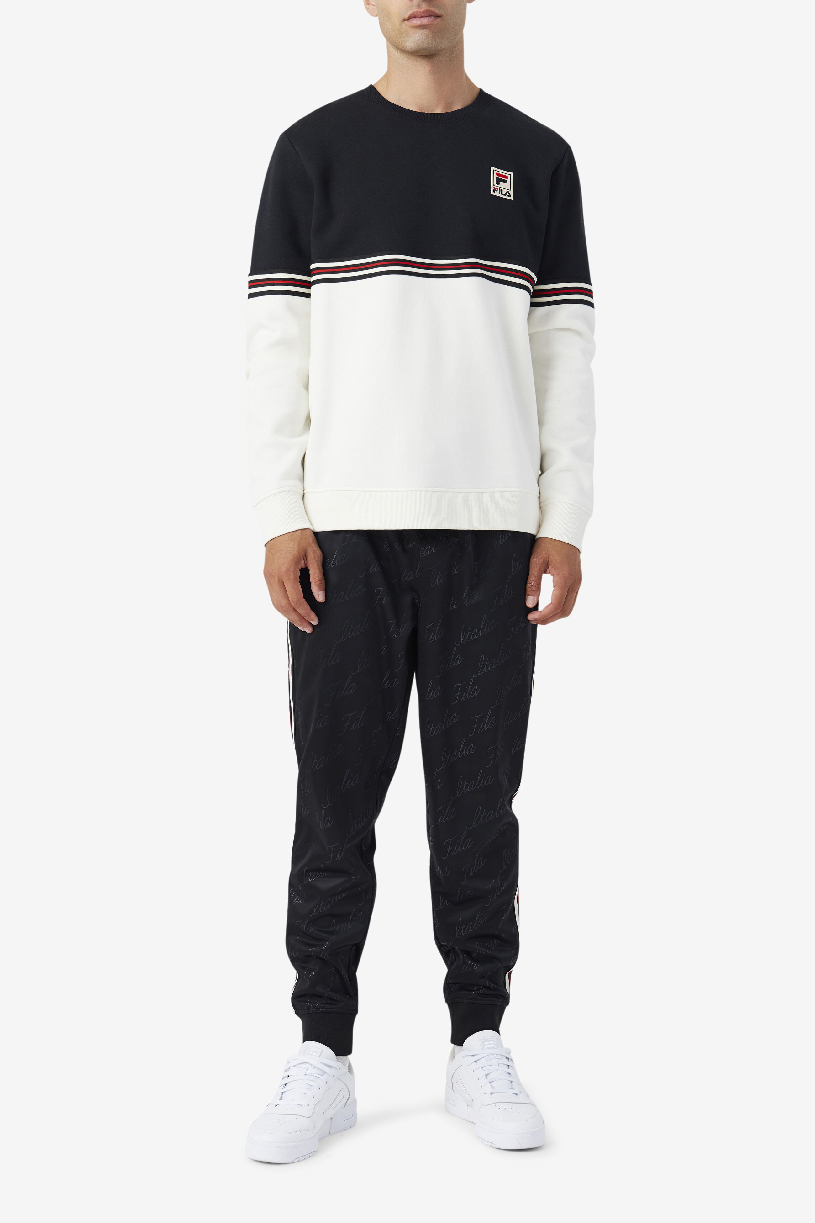 Fila colin crew sweatshirt deals