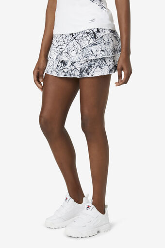 PICKLEBALL TIERED PRINTED SKORT