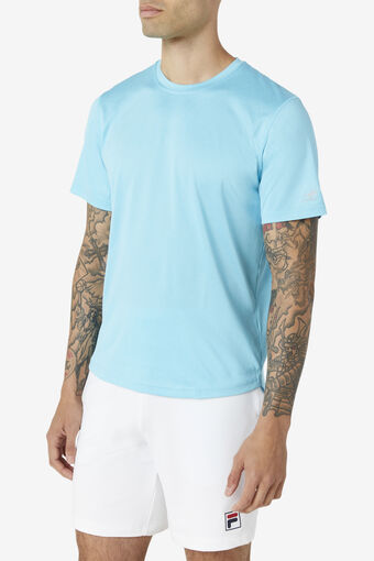 PICKLEBALL SCALLOP HEM HT CREW