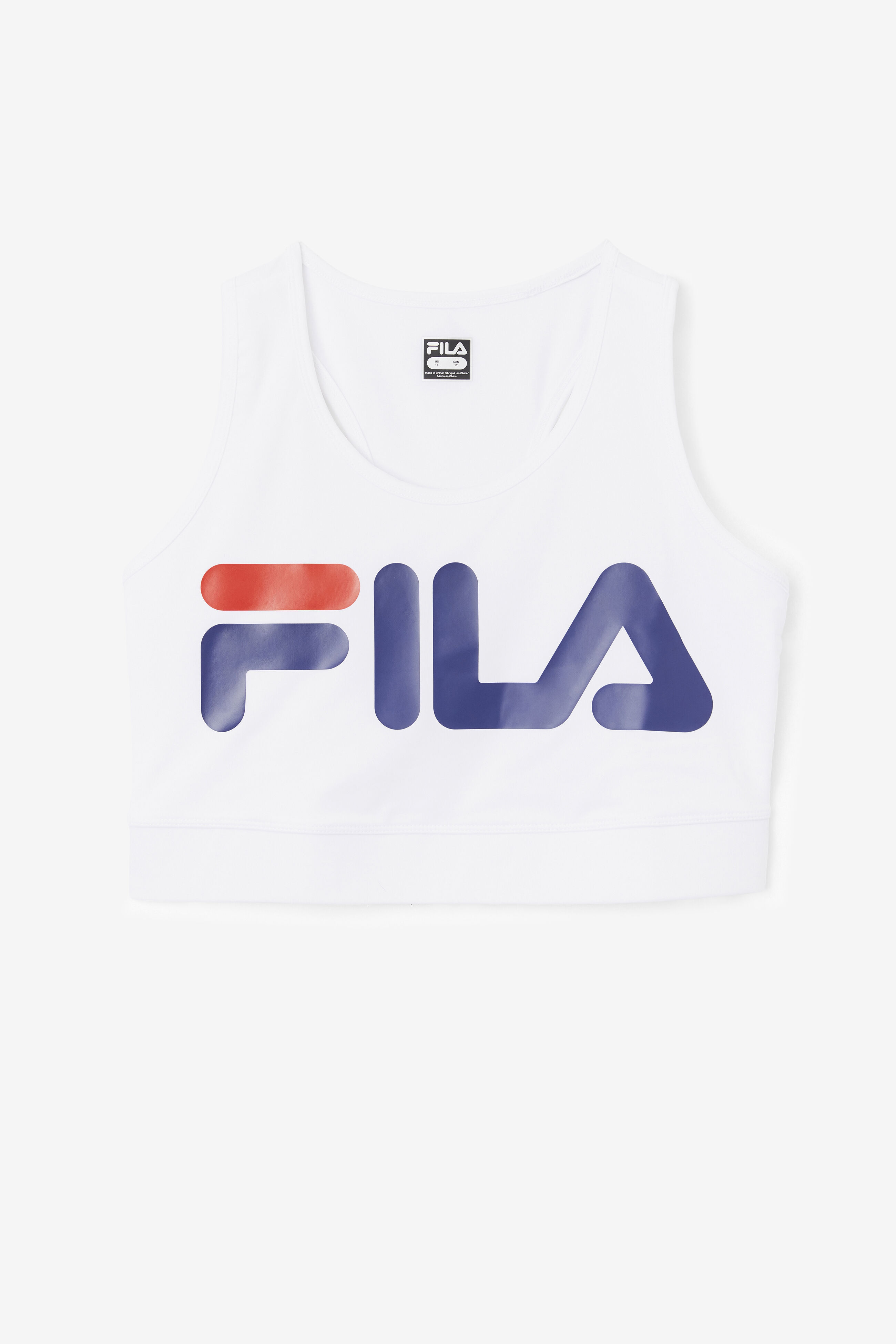 fila crop top white