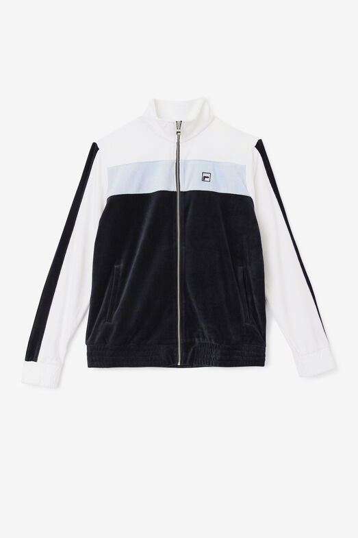 BRICE JACKET/BLK/WHT/SKYW/Medium