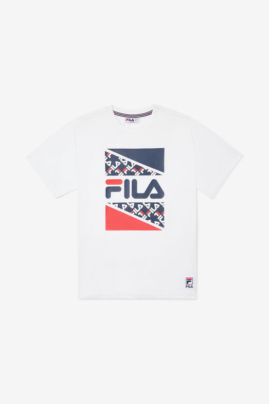 Kids' White Logo Tee Shirt | Fila