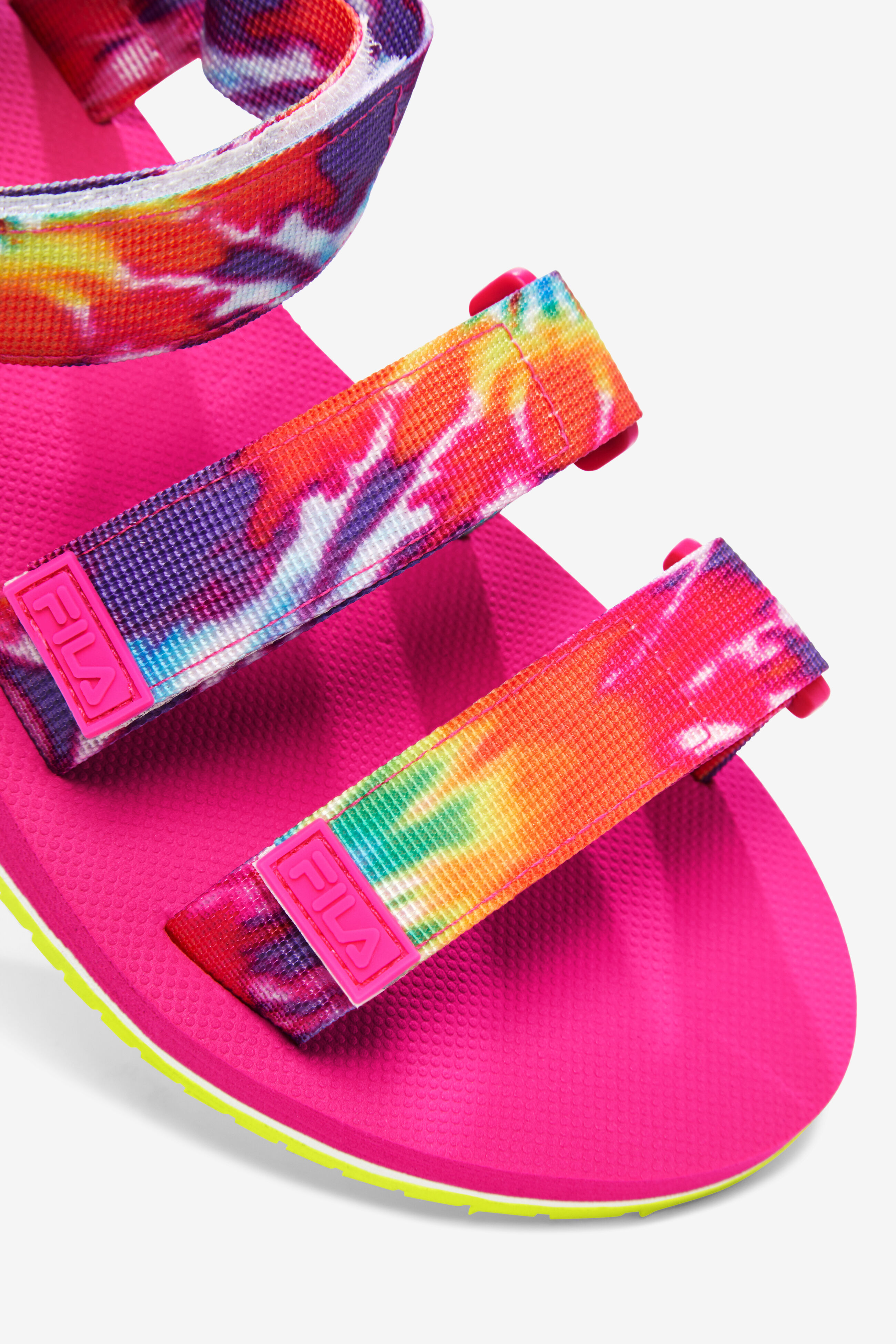 Fila tie dye shop sandals