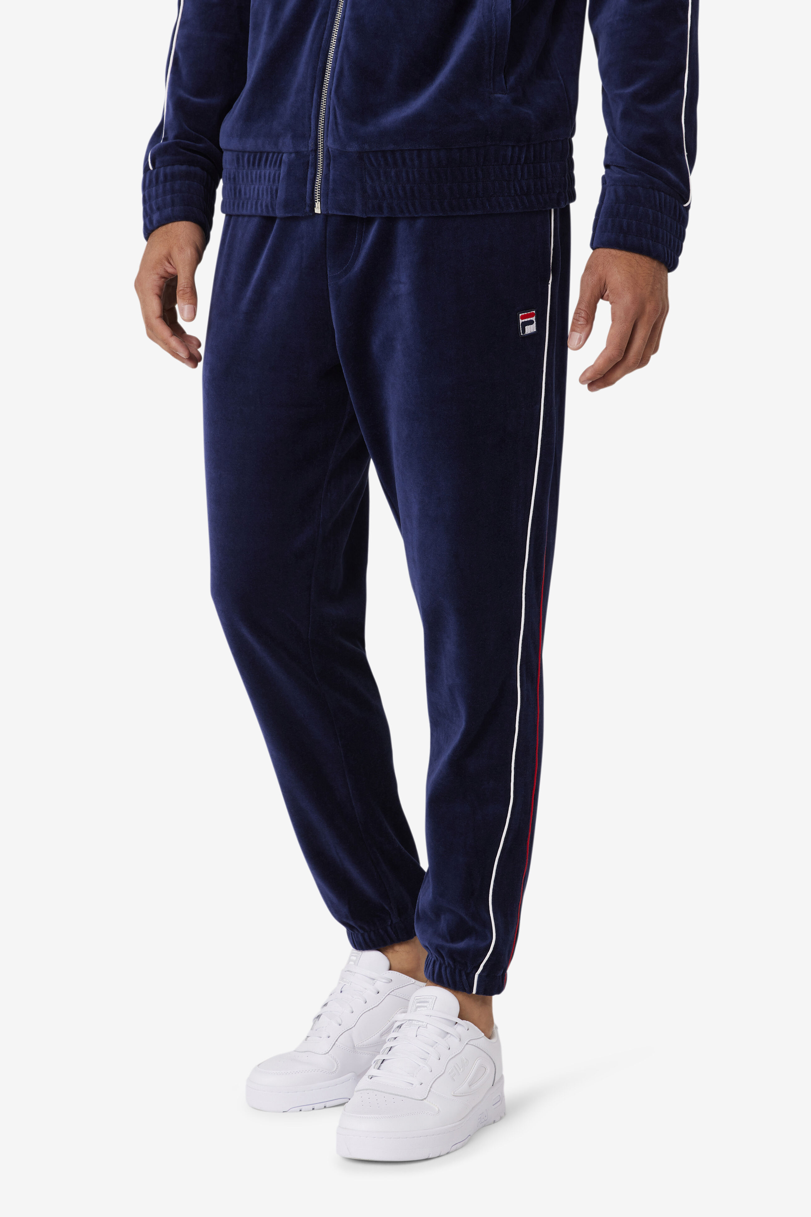 Fila velour trainers sale