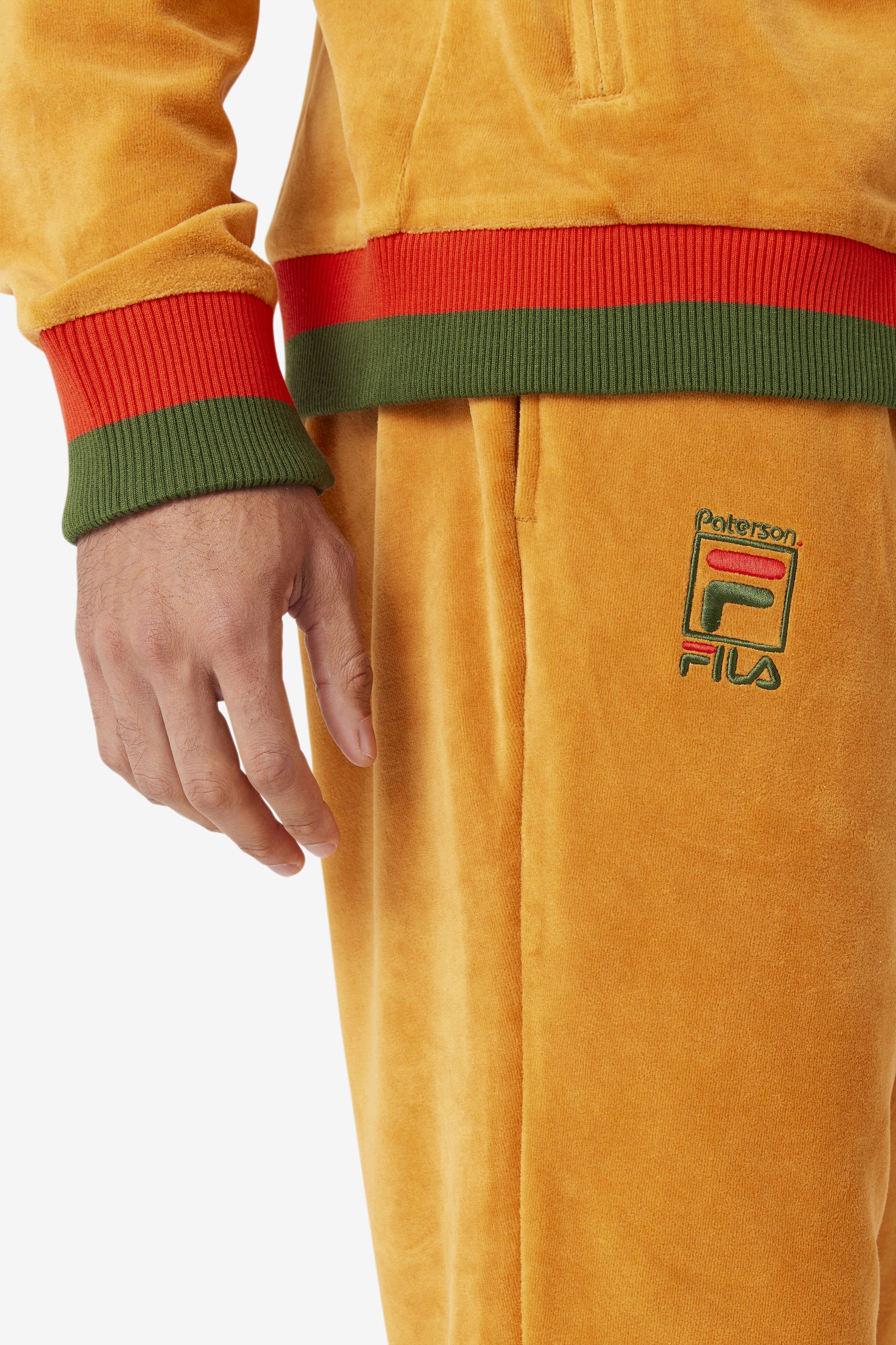 Fila velour tracksuit bottoms store