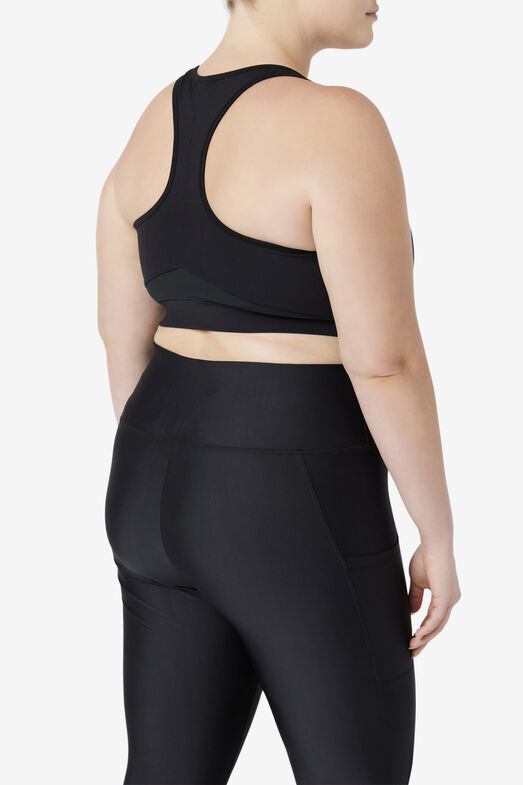 UPLIFT RACERBACK SPORTS BRA/BLACK/5XLarge