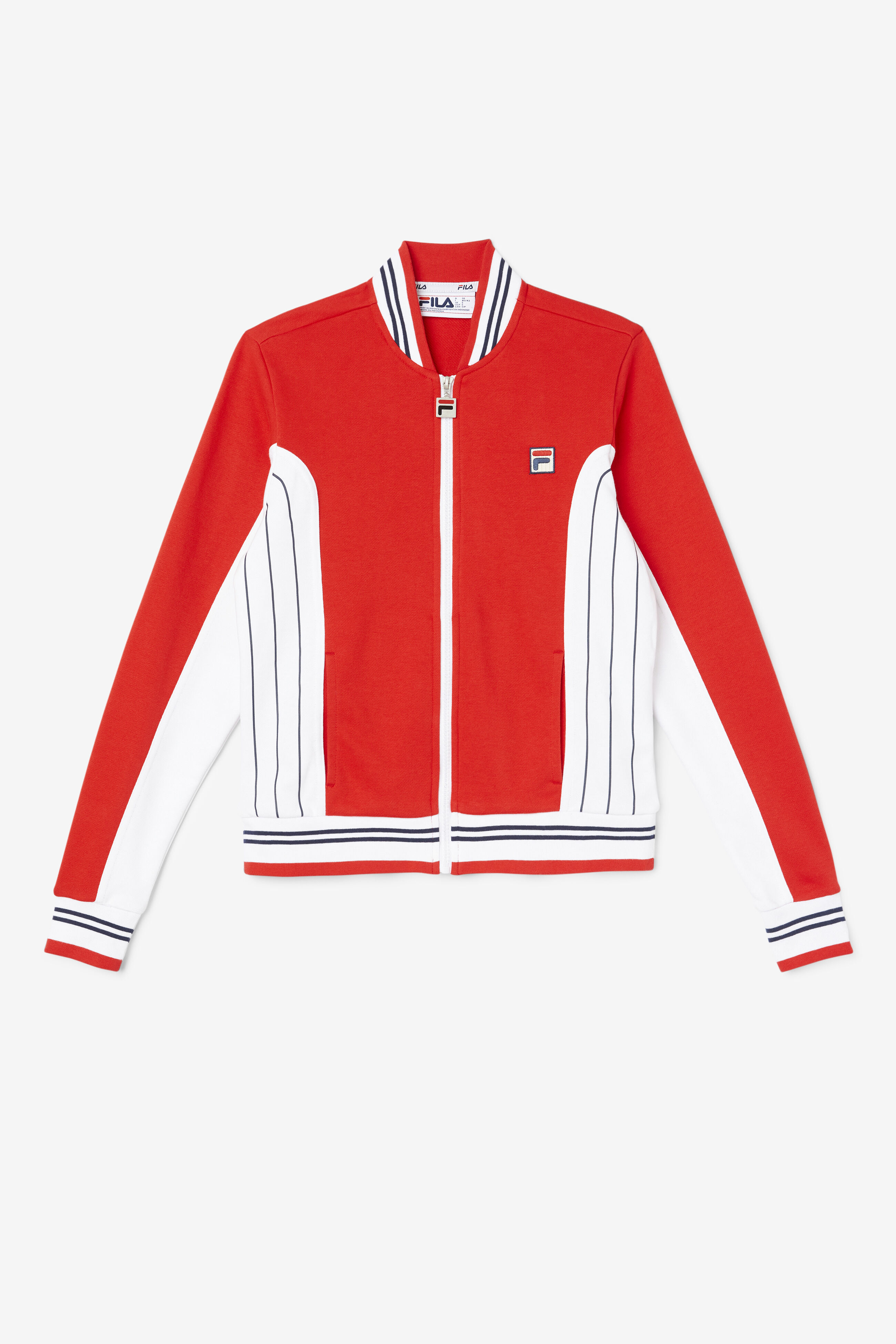 Fila red 2025 and white jacket