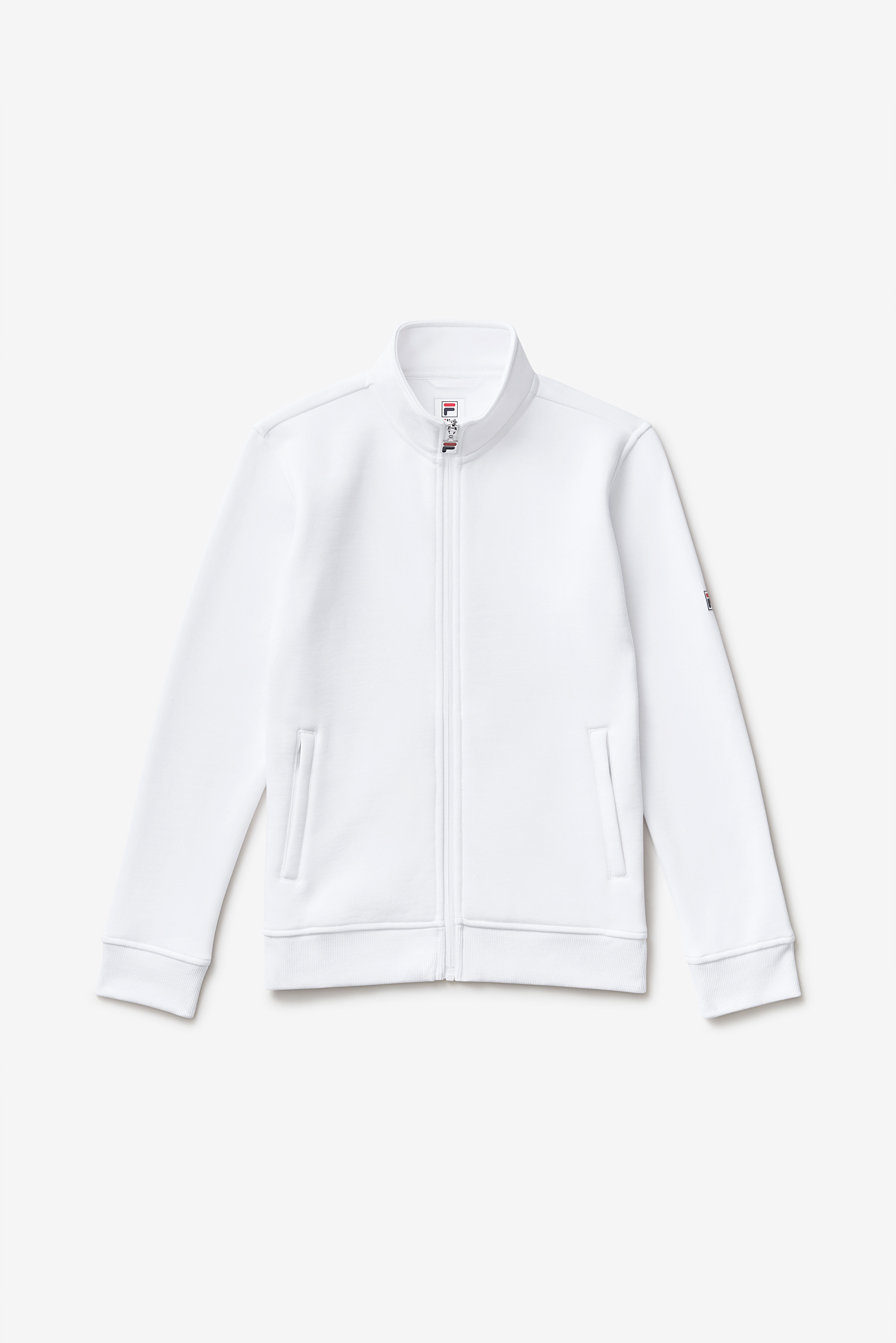 Fila white fleece jacket store