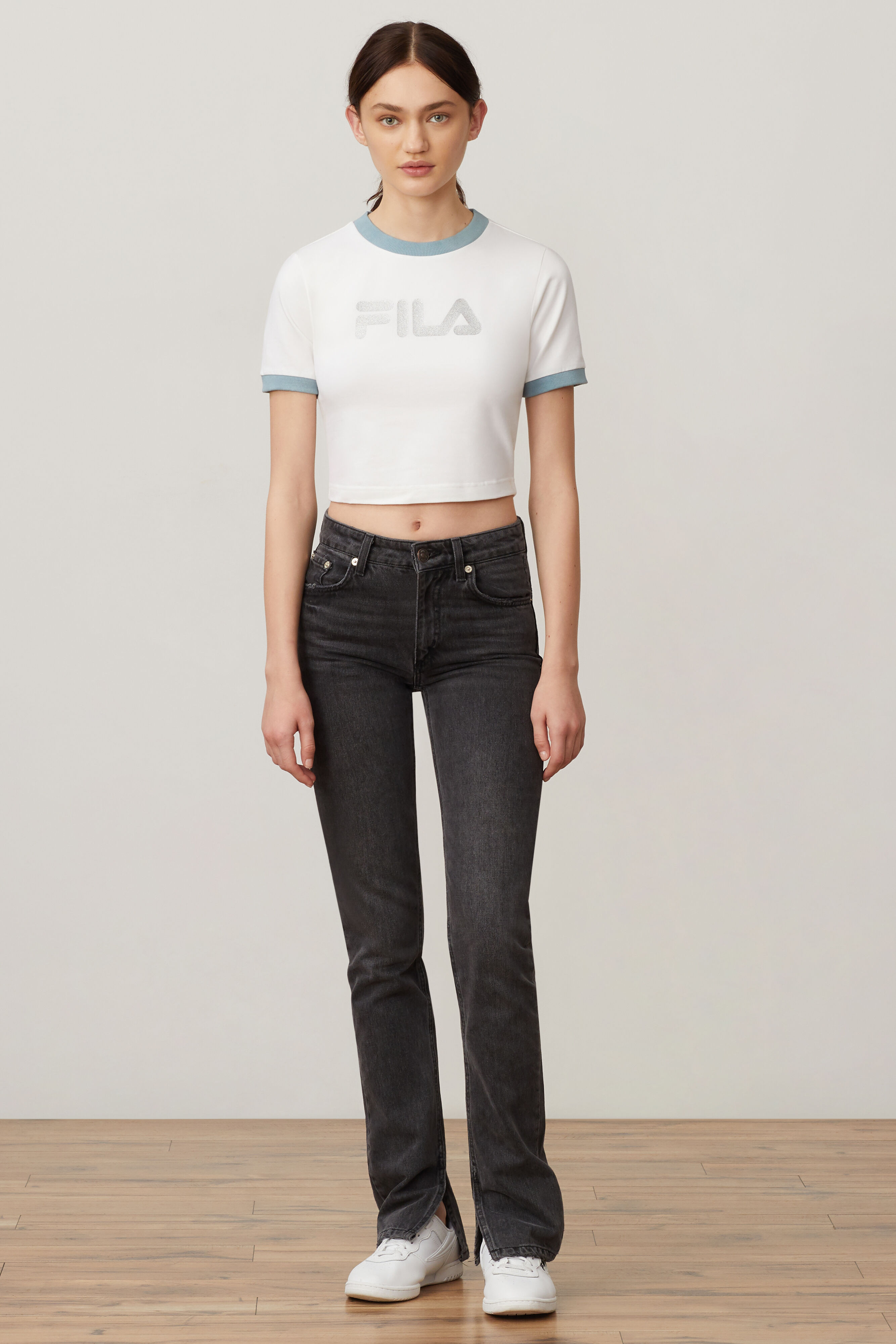 Fila tionne outlet cropped tee